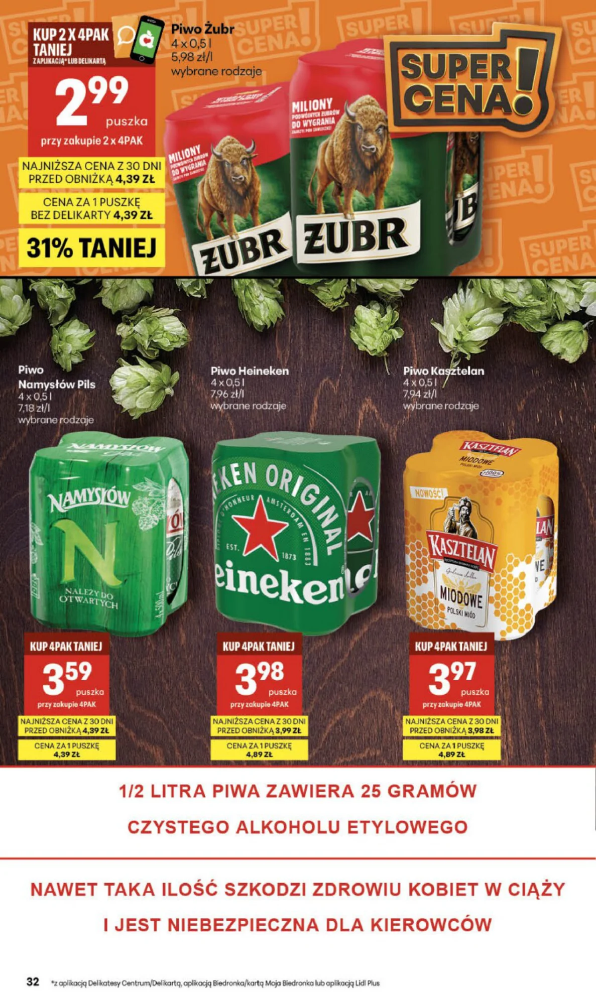 Gazetka promocyjna Delikatesy Centrum str. 32