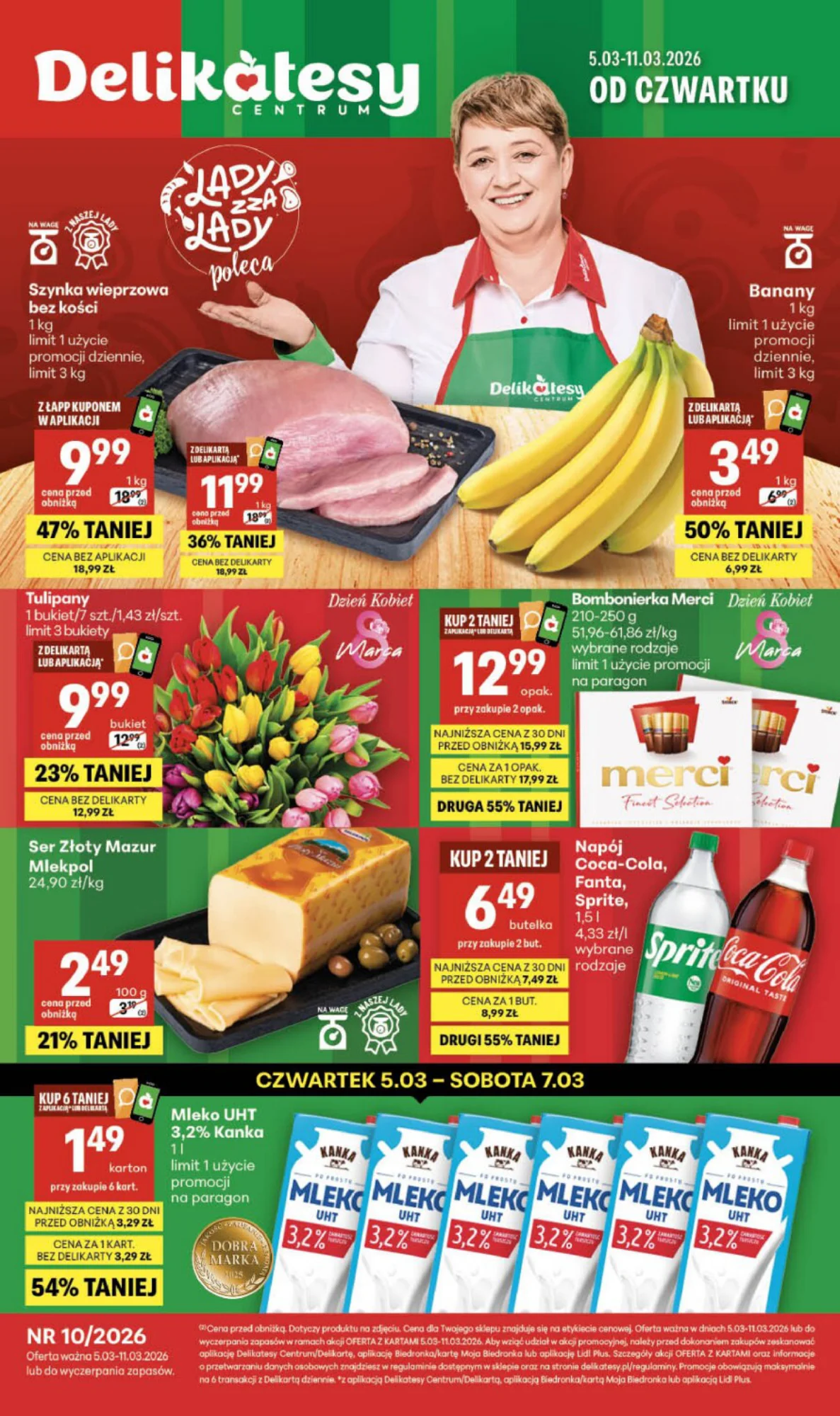 Gazetka promocyjna Delikatesy Centrum str. 1