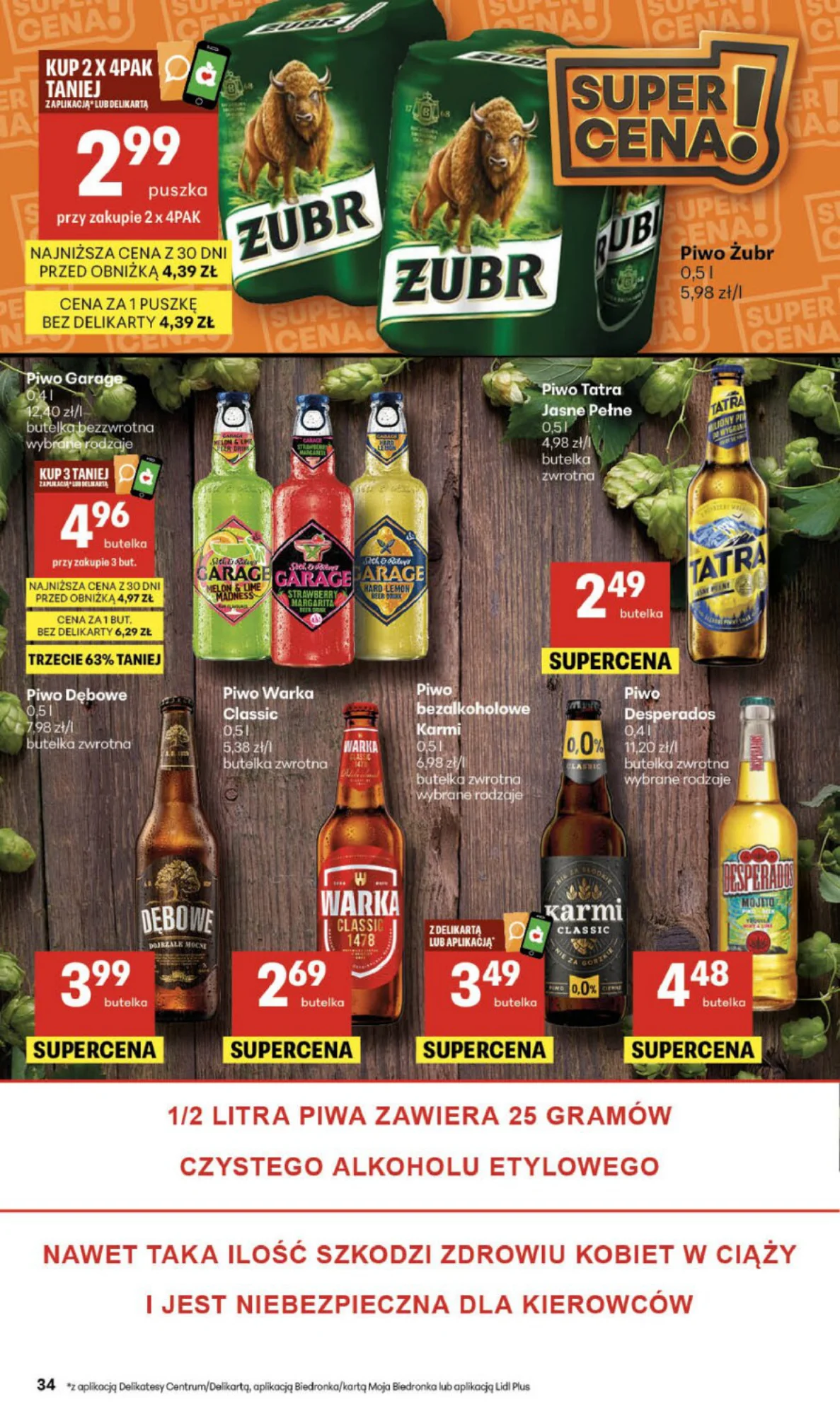 Gazetka promocyjna Delikatesy Centrum str. 34