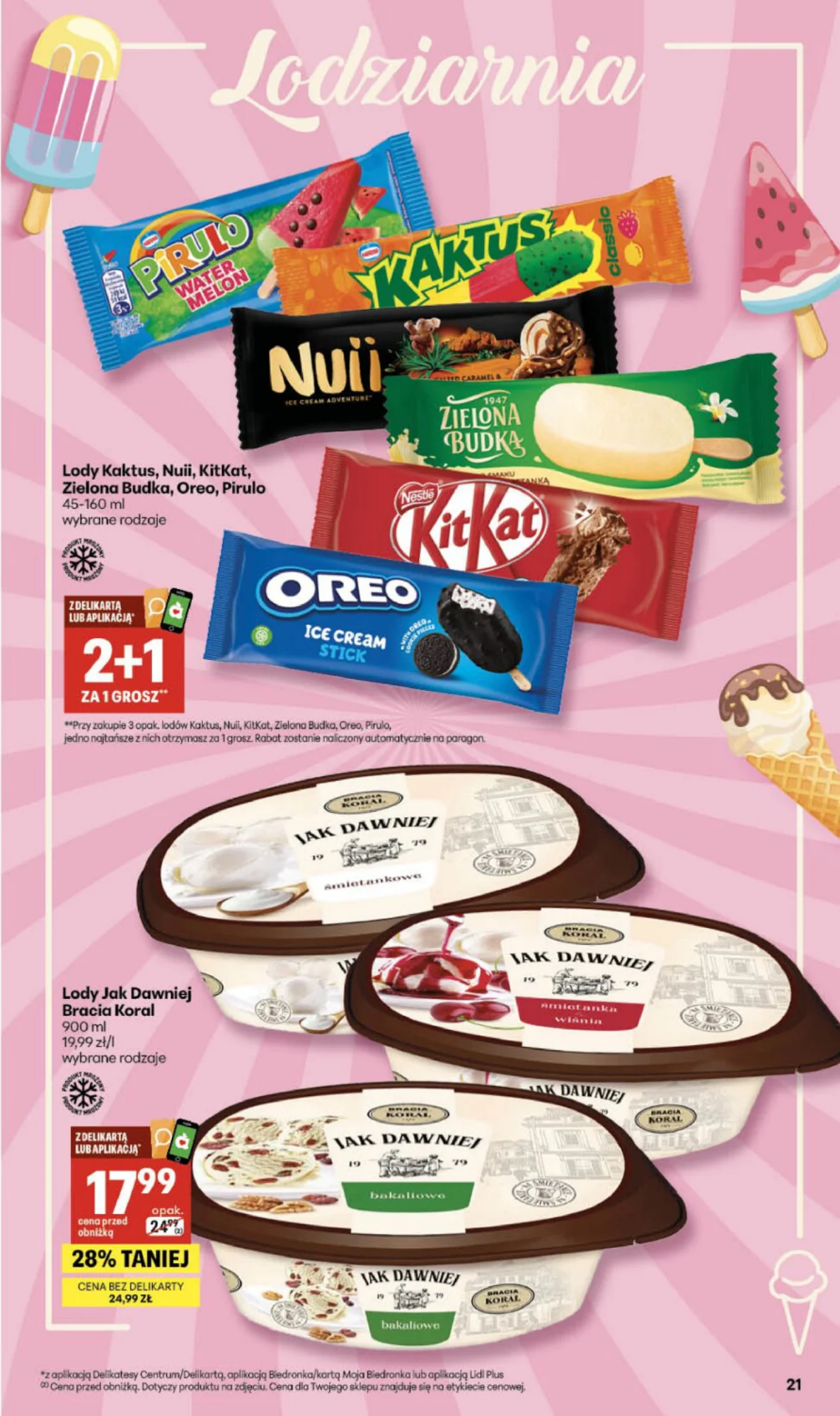 Gazetka promocyjna Delikatesy Centrum str. 21