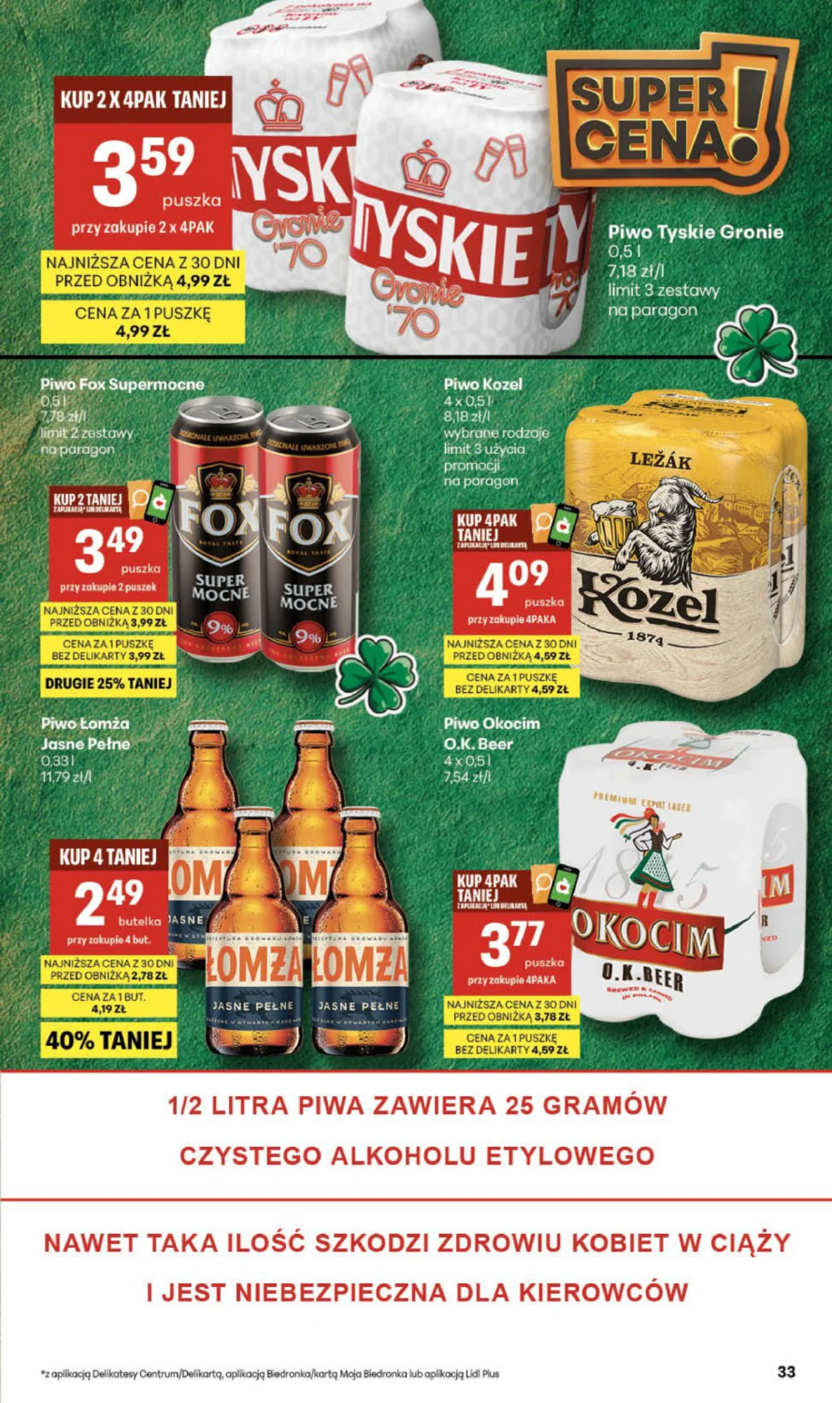 Gazetka promocyjna Delikatesy Centrum str. 33