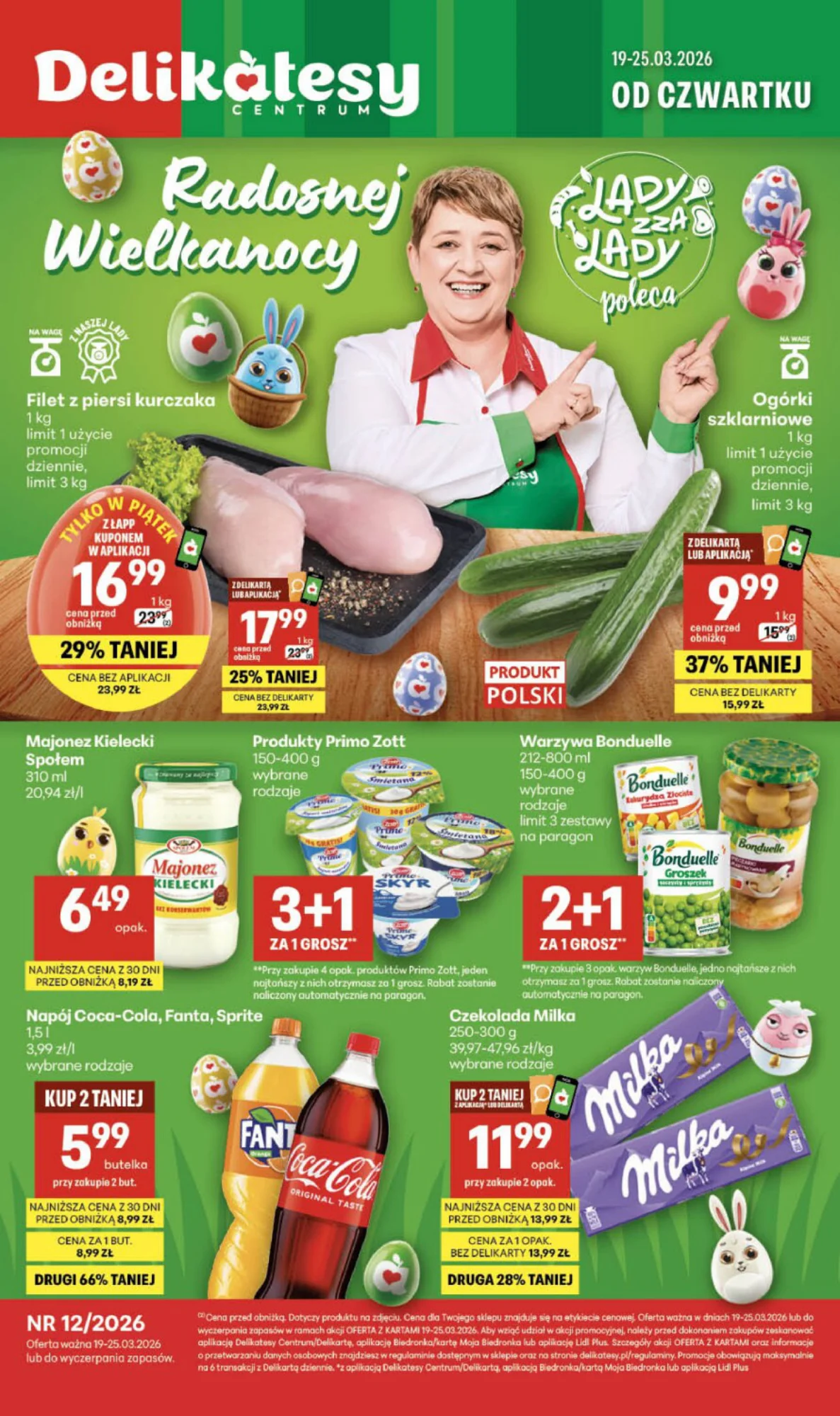 Gazetka promocyjna Delikatesy Centrum str. 1