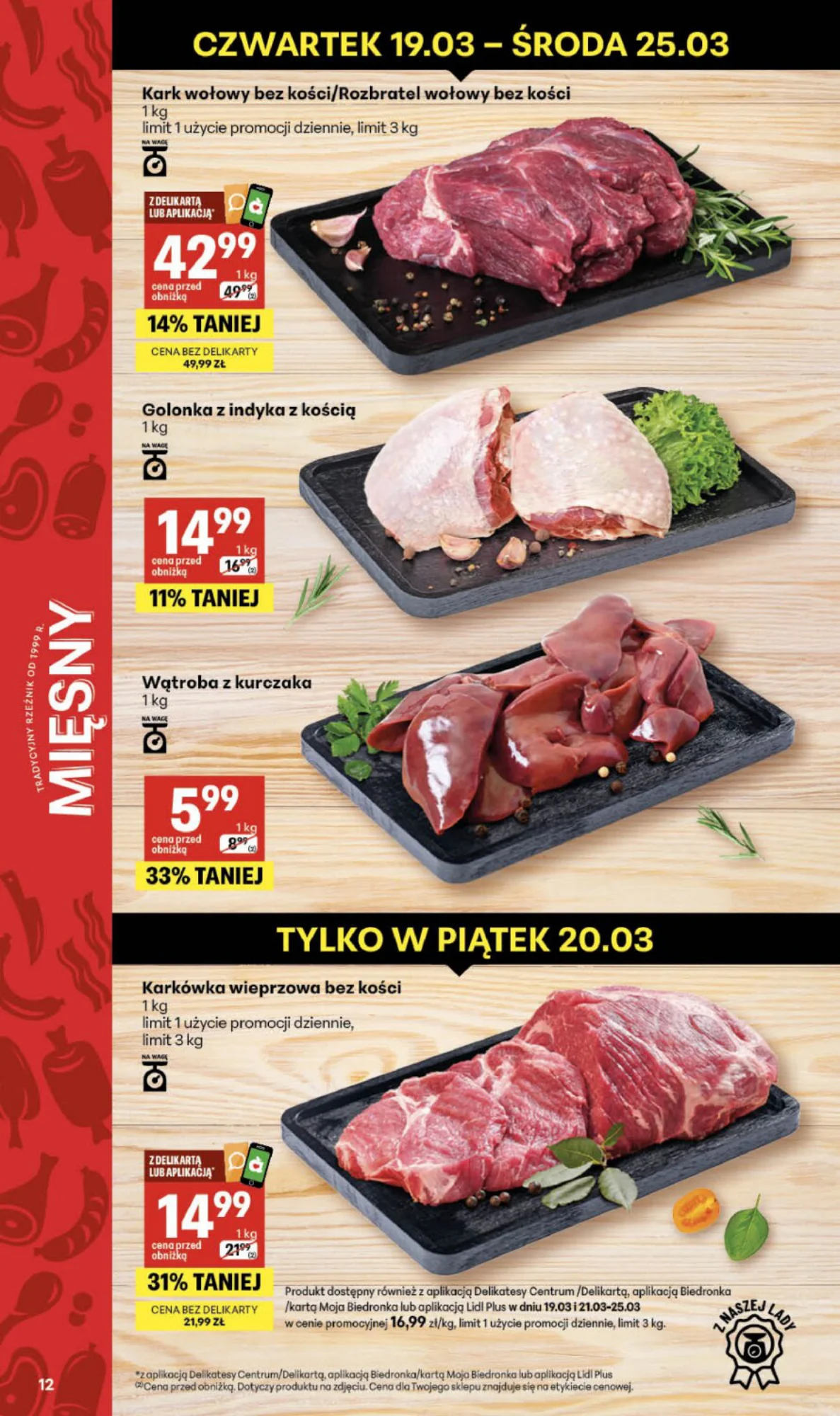 Gazetka promocyjna Delikatesy Centrum str. 12