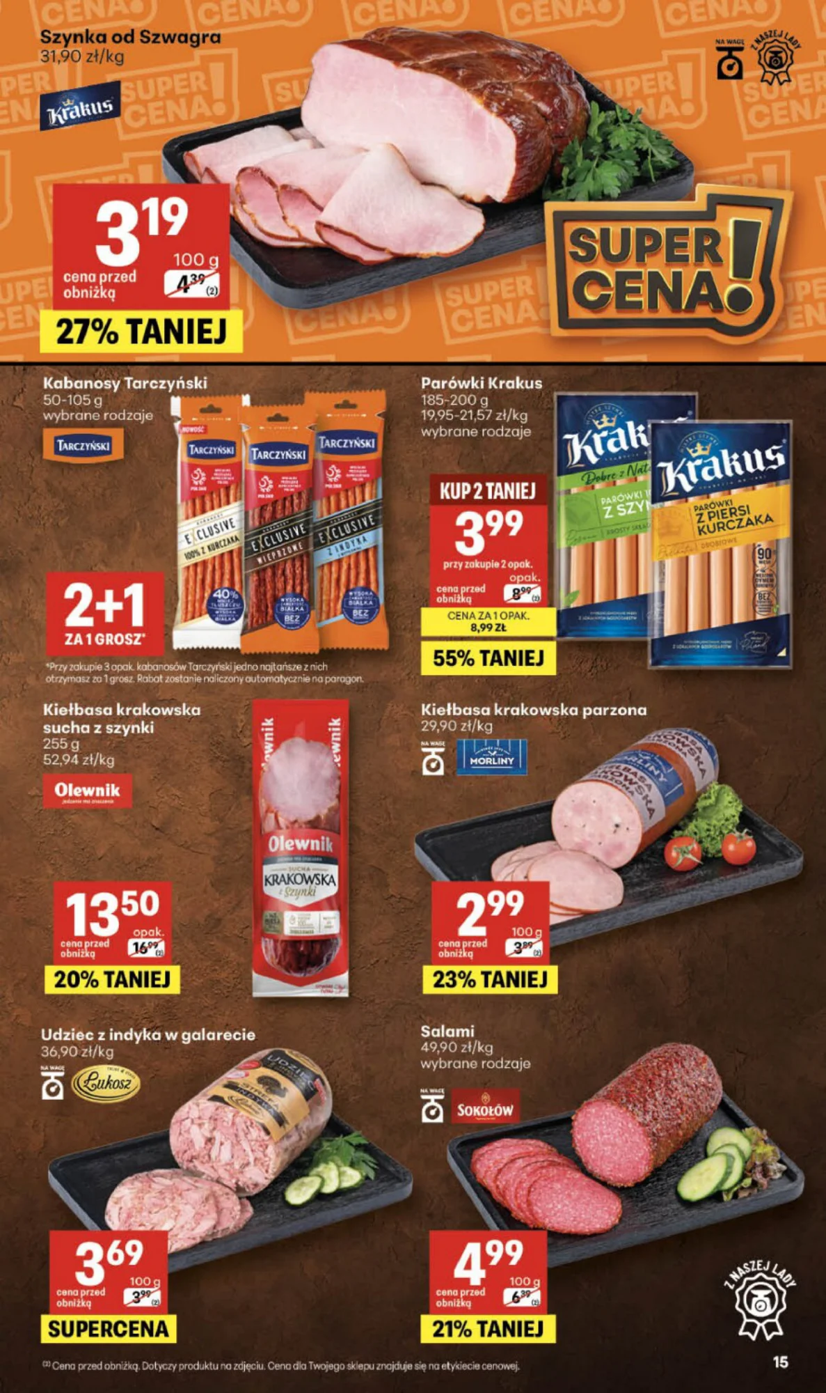 Gazetka promocyjna Delikatesy Centrum str. 15