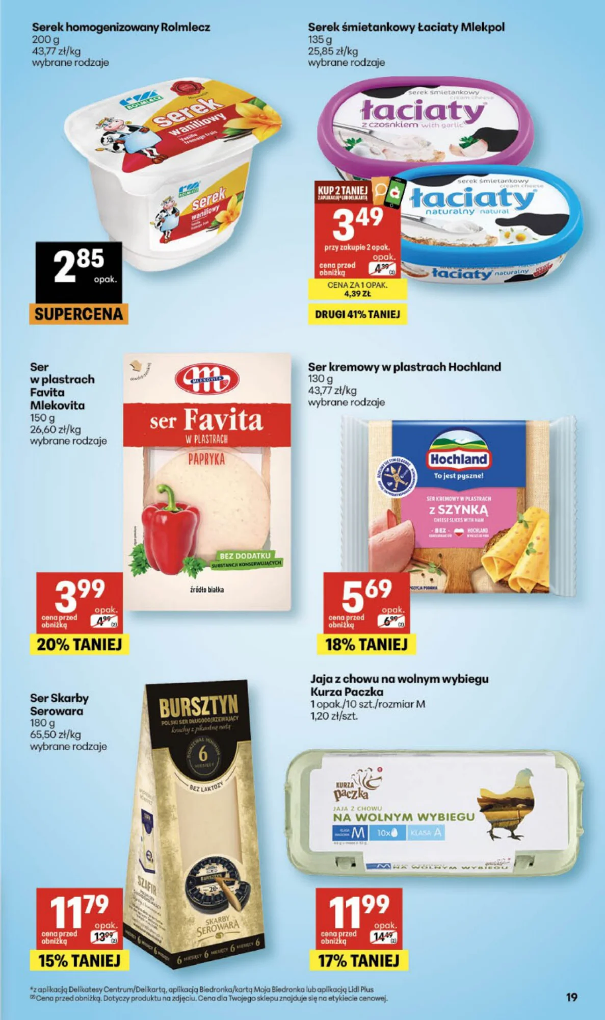 Gazetka promocyjna Delikatesy Centrum str. 19