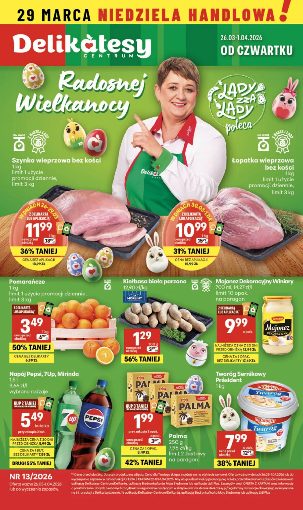 Gazetka promocyjna Delikatesy Centrum str. 1