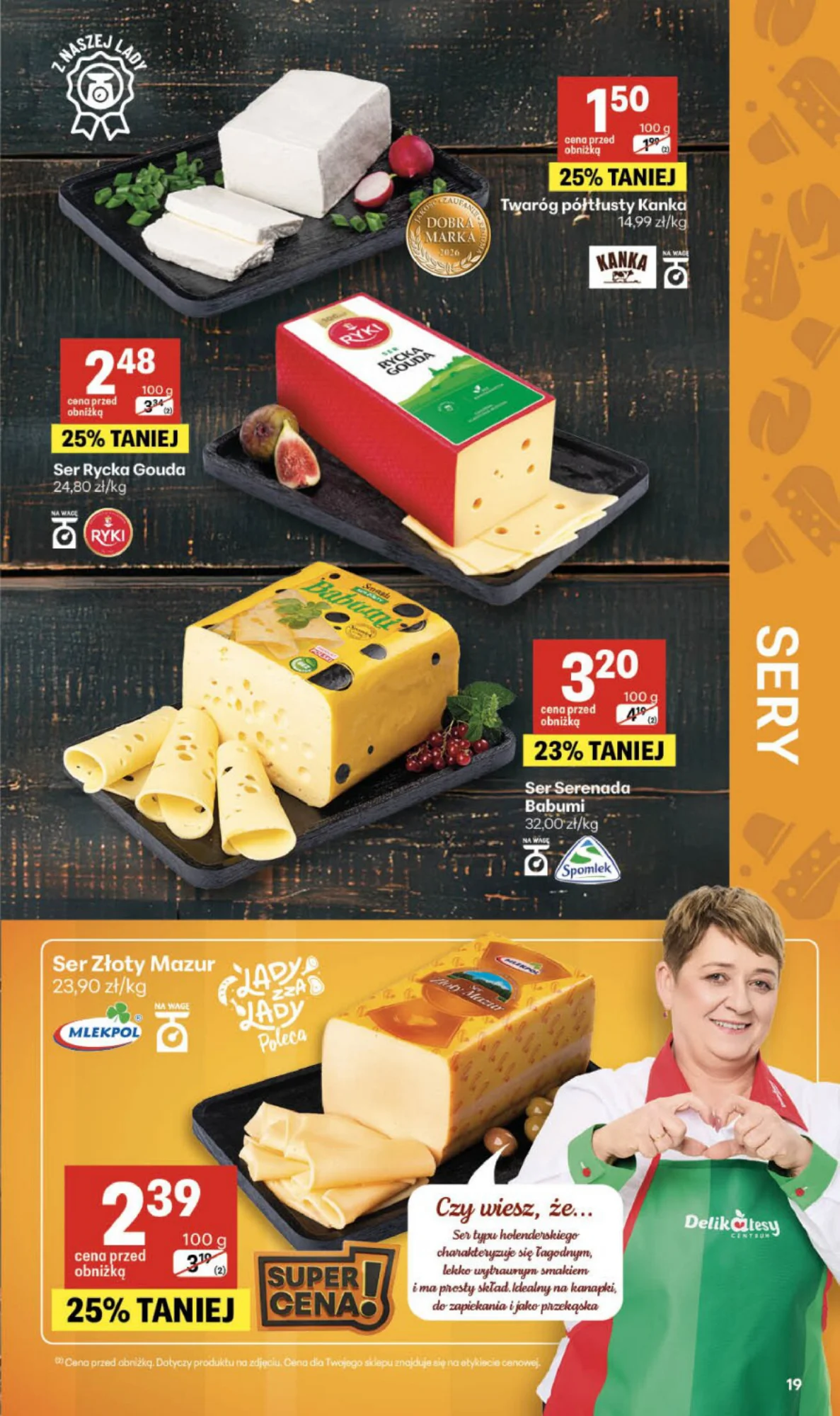 Gazetka promocyjna Delikatesy Centrum str. 19