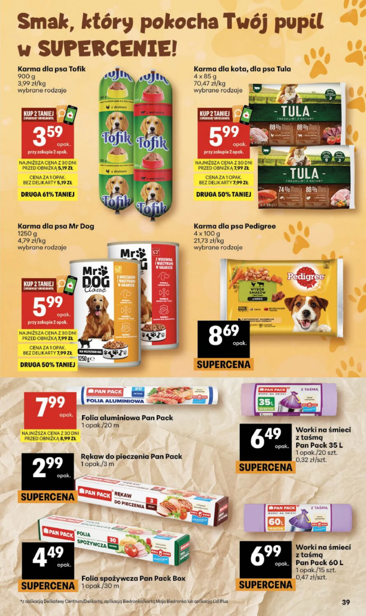 Gazetka promocyjna Delikatesy Centrum str. 39