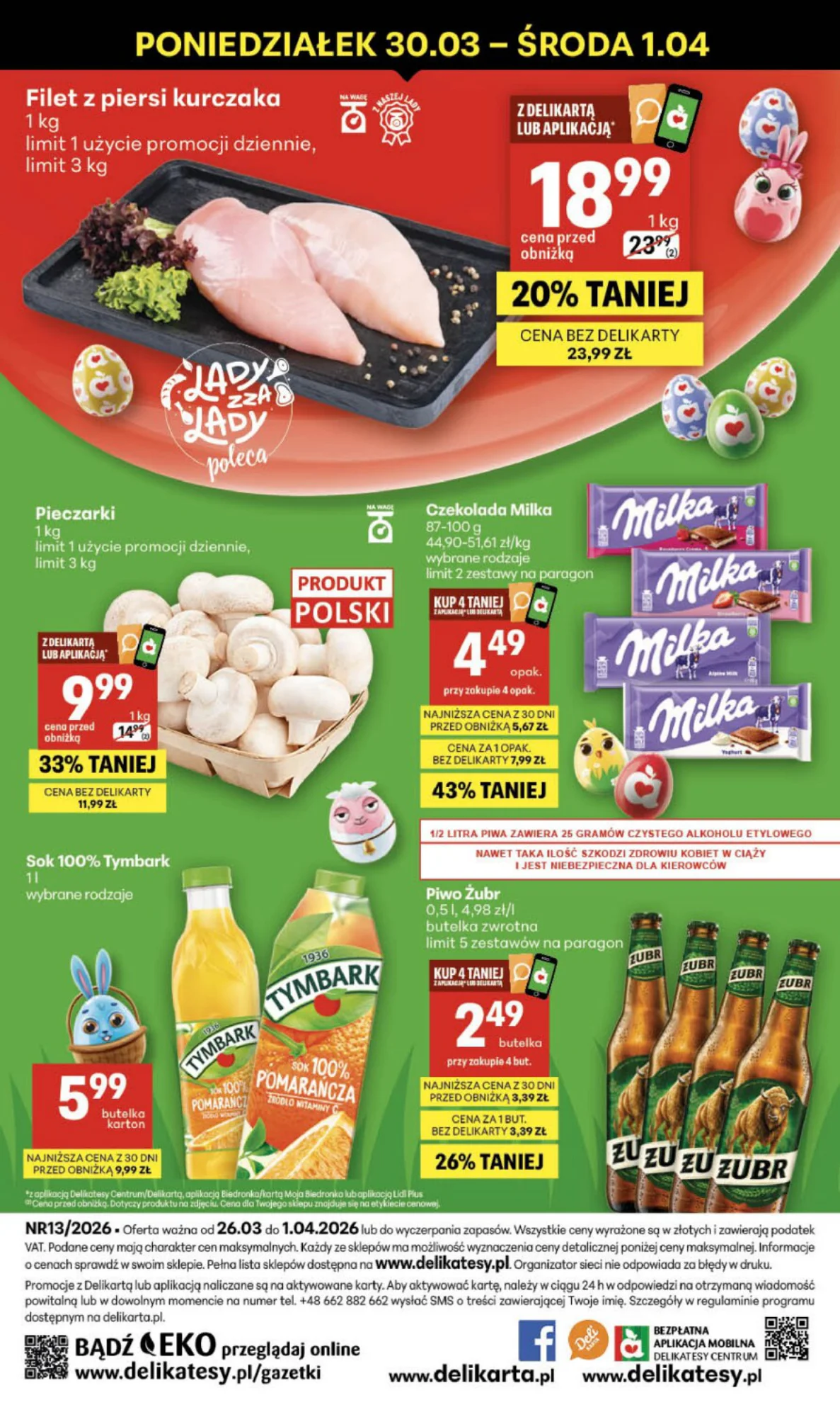 Gazetka promocyjna Delikatesy Centrum str. 40