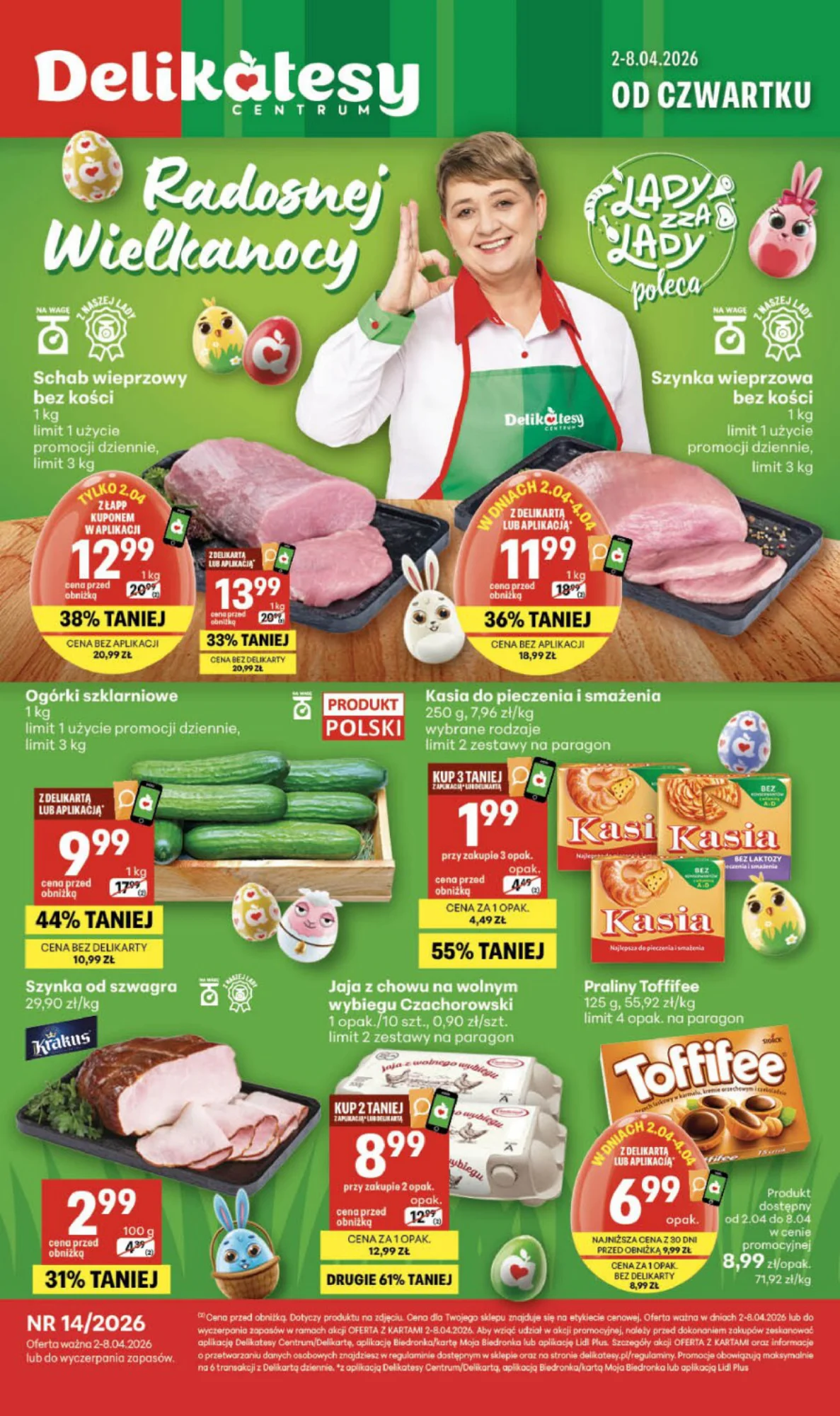 Gazetka promocyjna Delikatesy Centrum str. 1