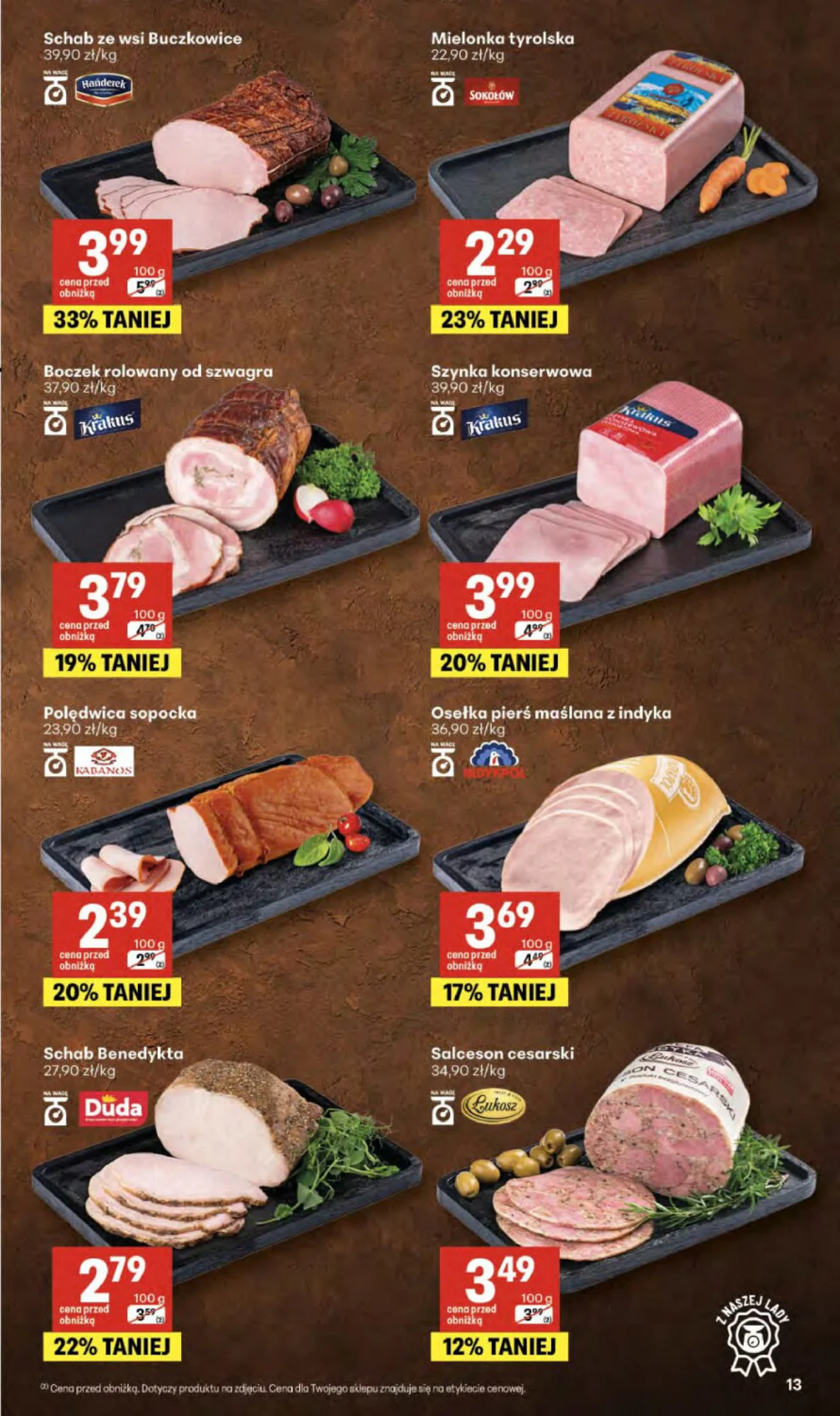 Gazetka promocyjna Delikatesy Centrum str. 13