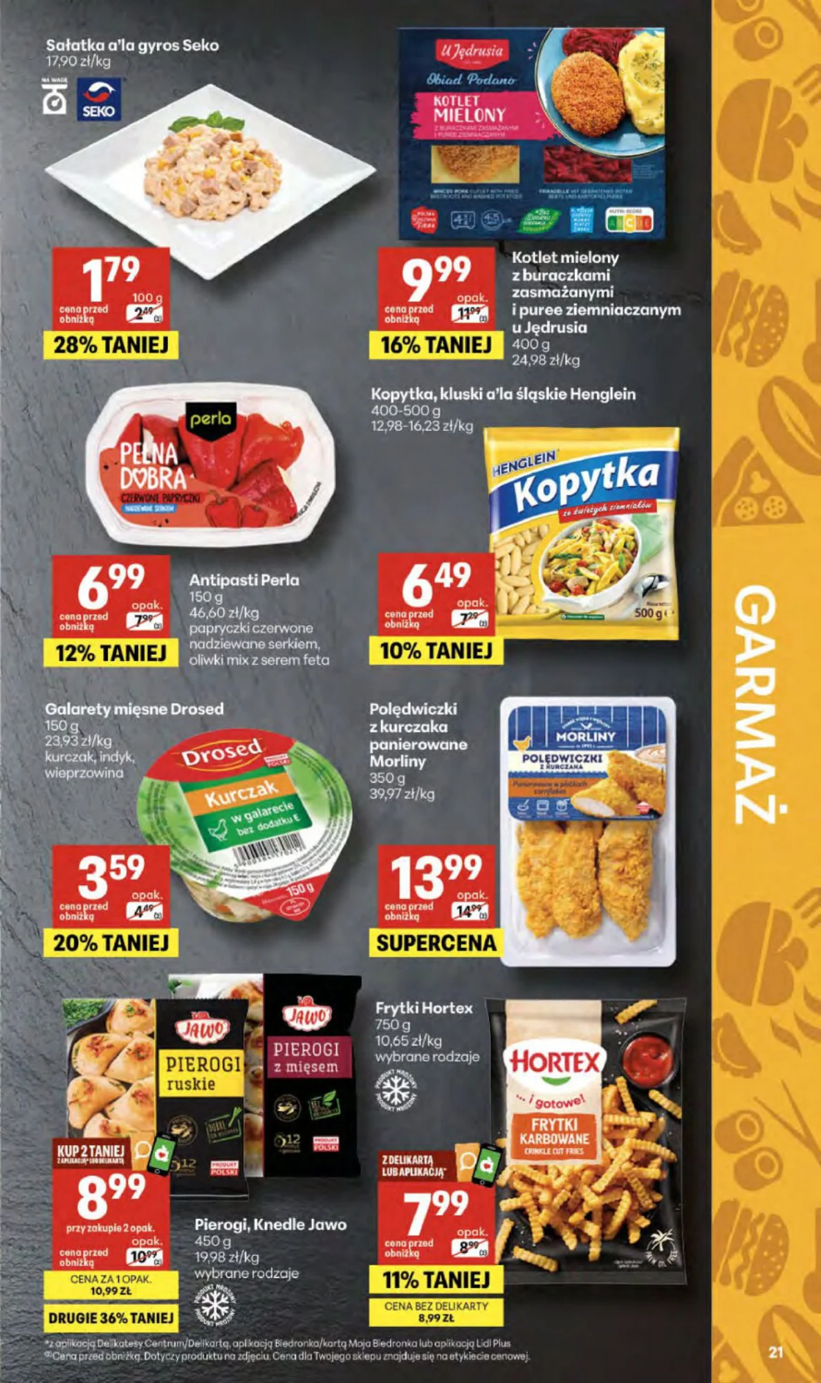 Gazetka promocyjna Delikatesy Centrum str. 21