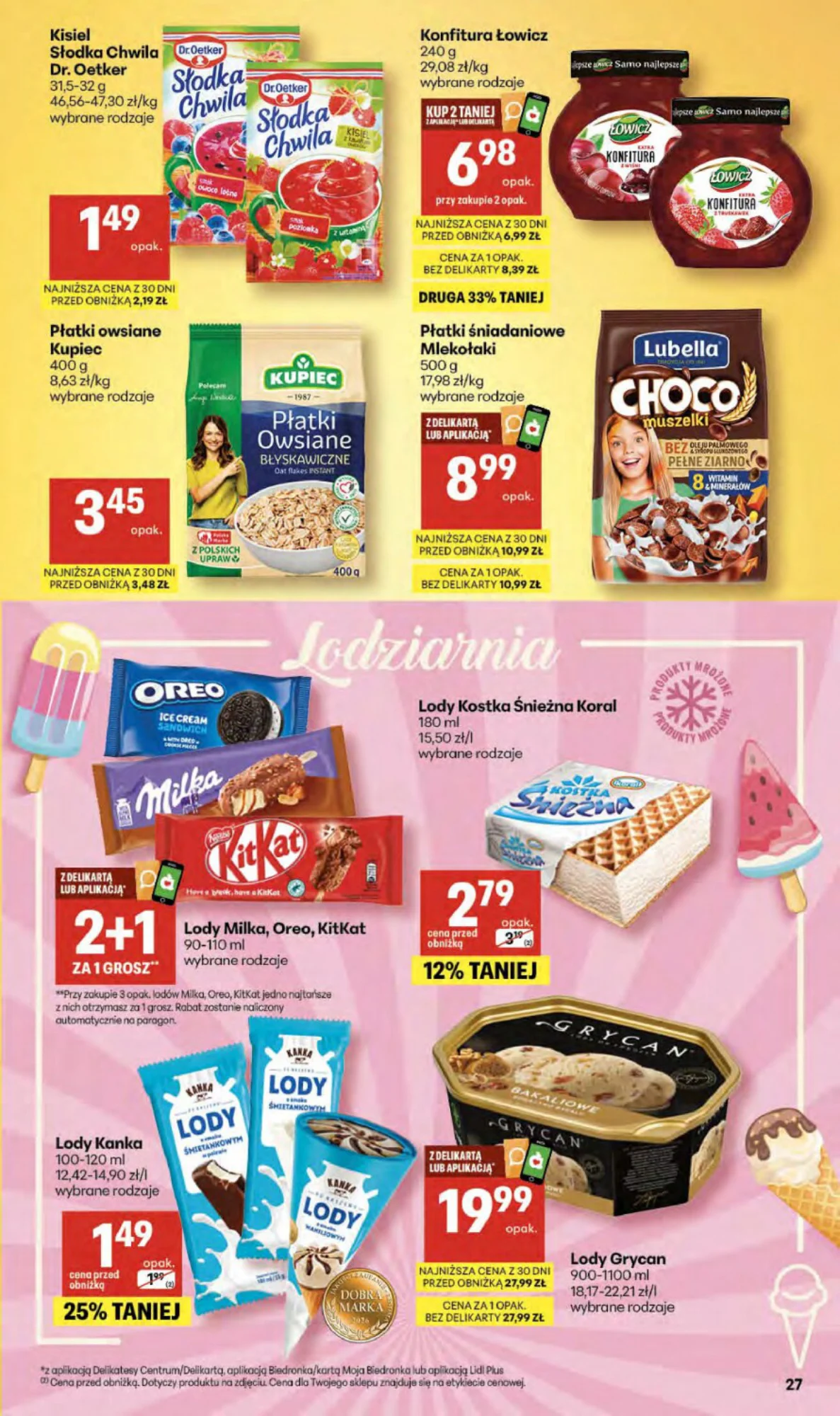 Gazetka promocyjna Delikatesy Centrum str. 27