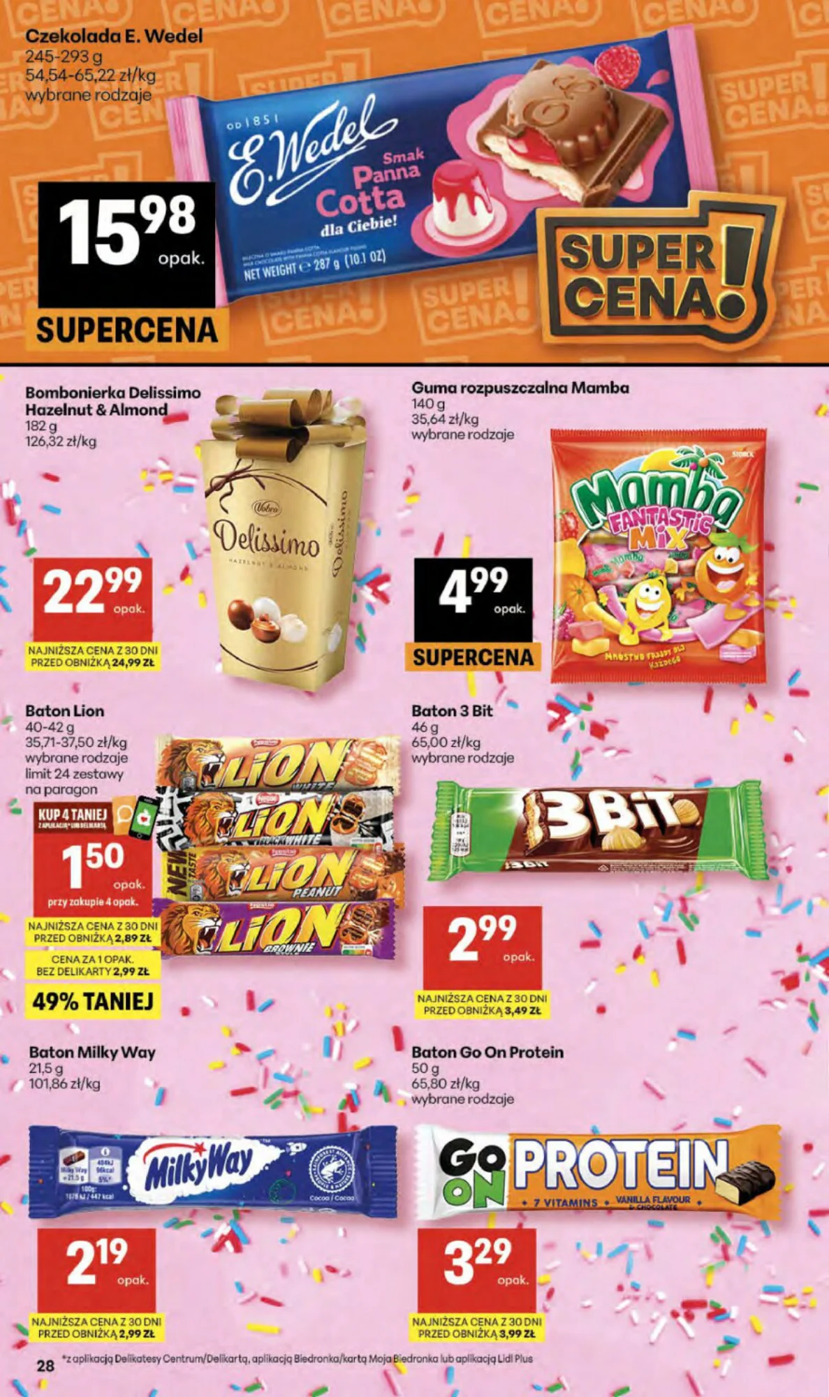Gazetka promocyjna Delikatesy Centrum str. 28