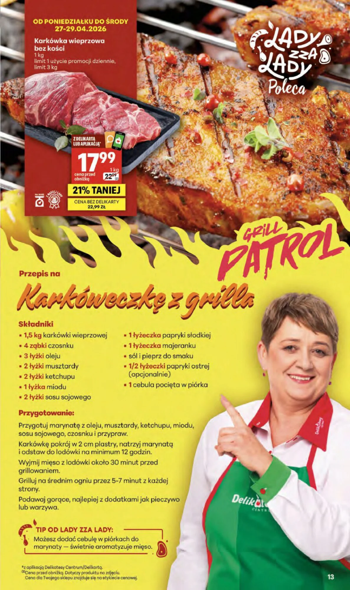 Gazetka promocyjna Delikatesy Centrum str. 13