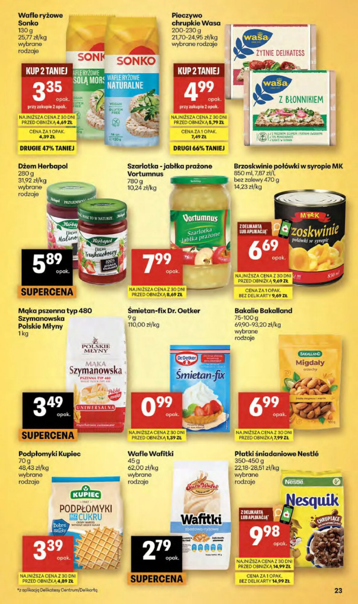 Gazetka promocyjna Delikatesy Centrum str. 23