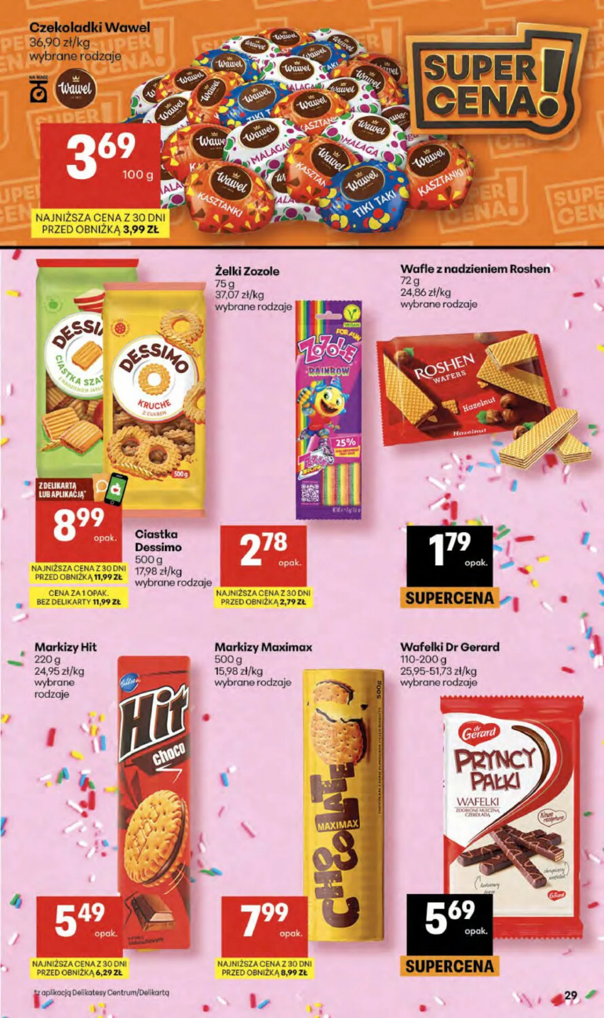 Gazetka promocyjna Delikatesy Centrum str. 29