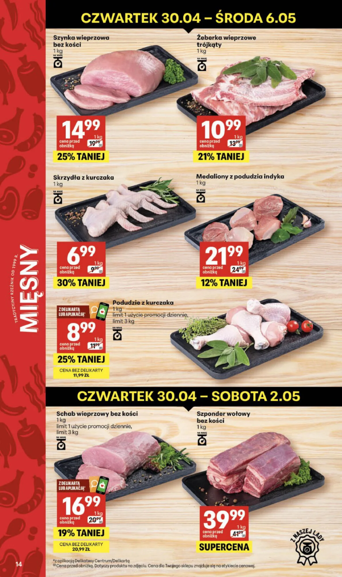 Gazetka promocyjna Delikatesy Centrum str. 14