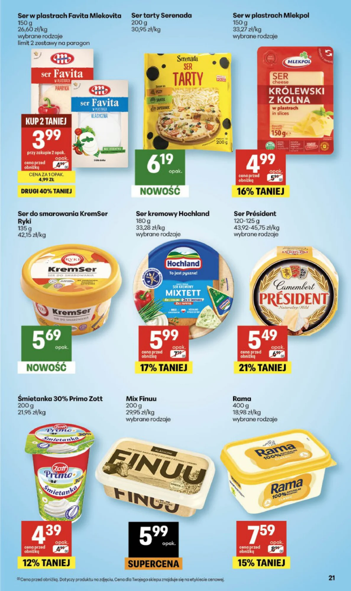 Gazetka promocyjna Delikatesy Centrum str. 21