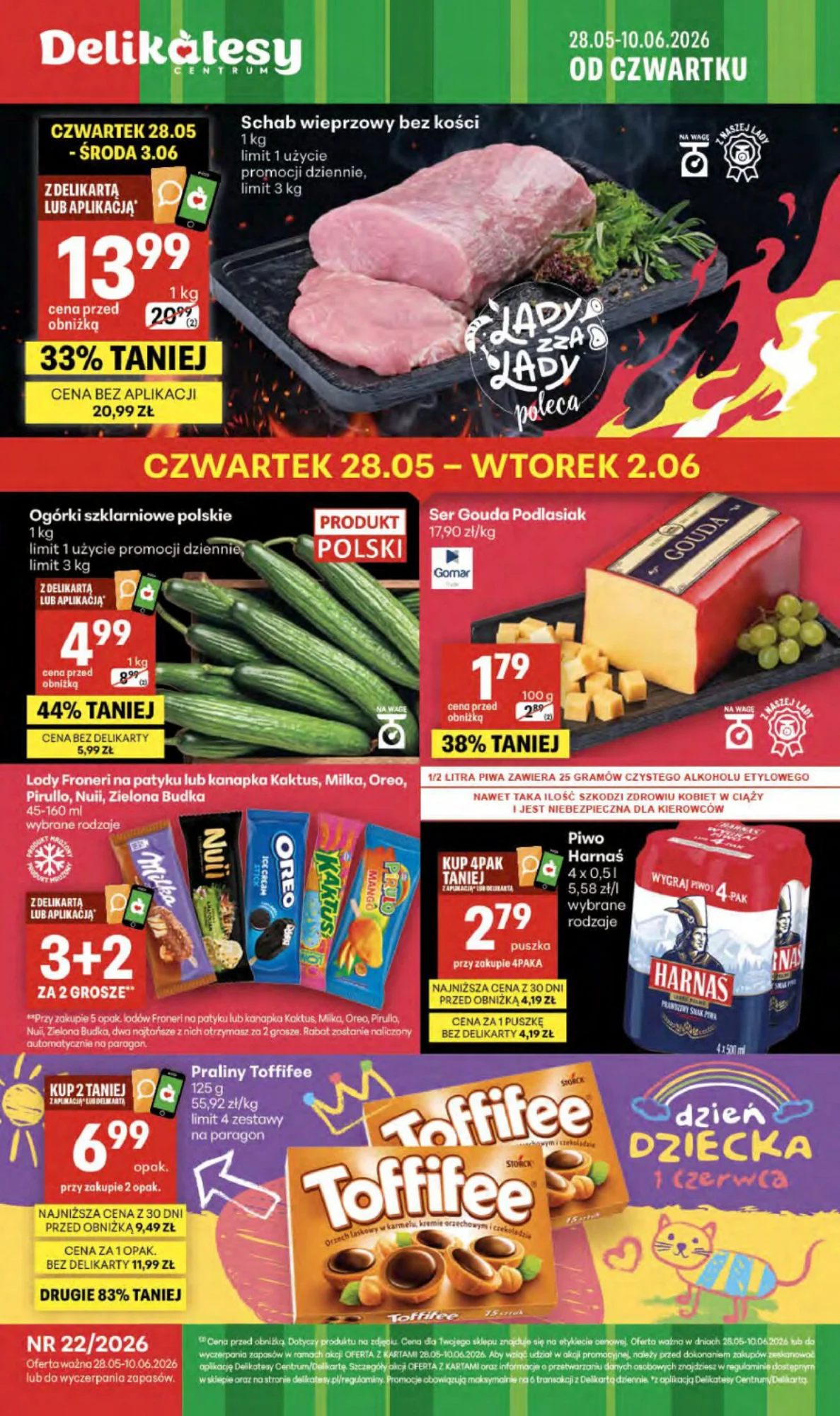 Gazetka promocyjna Delikatesy Centrum str. 1