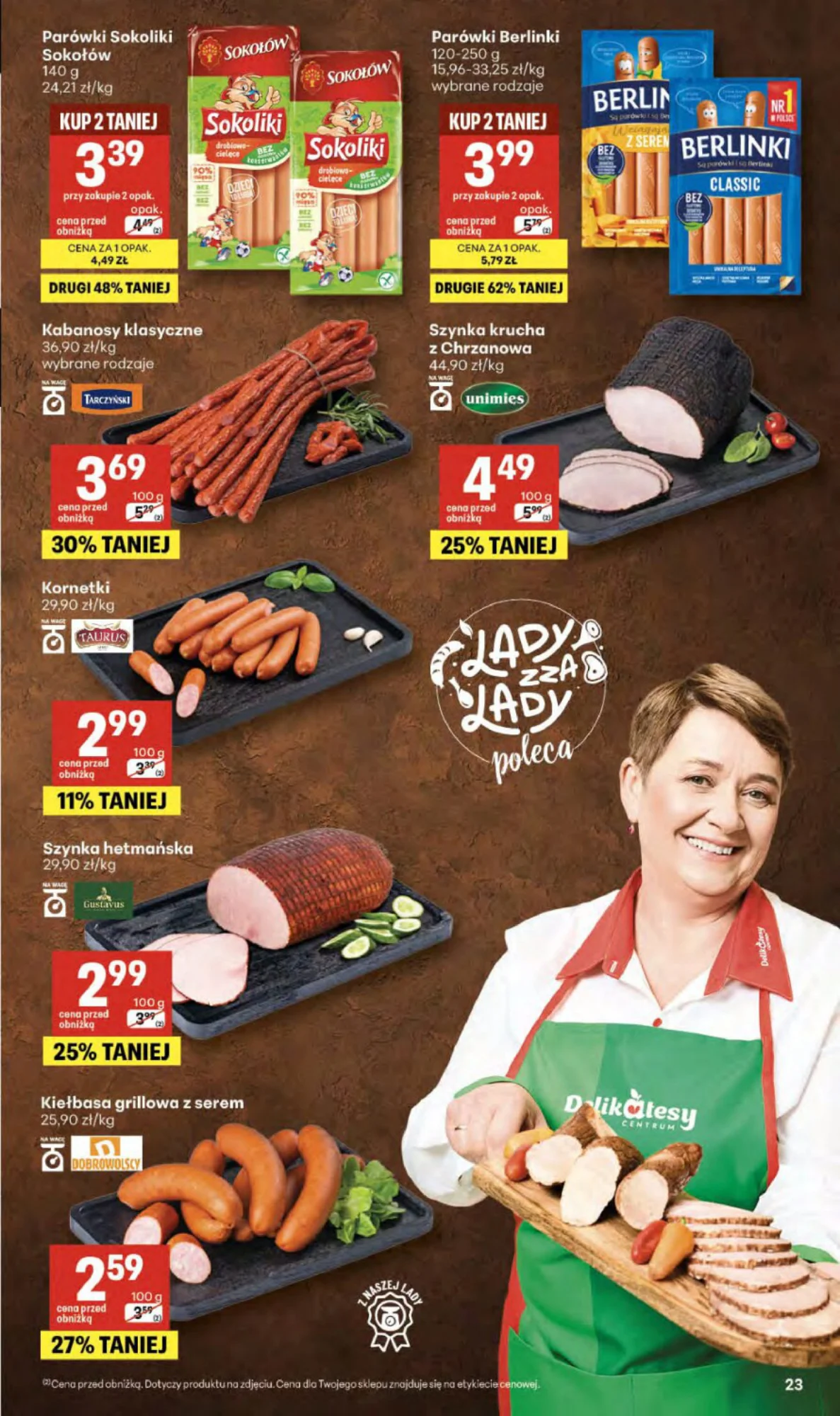 Gazetka promocyjna Delikatesy Centrum str. 23