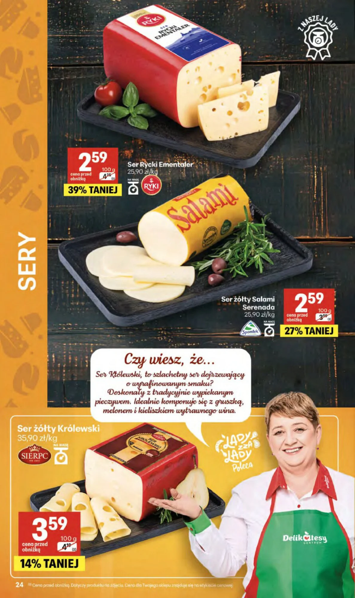 Gazetka promocyjna Delikatesy Centrum str. 24