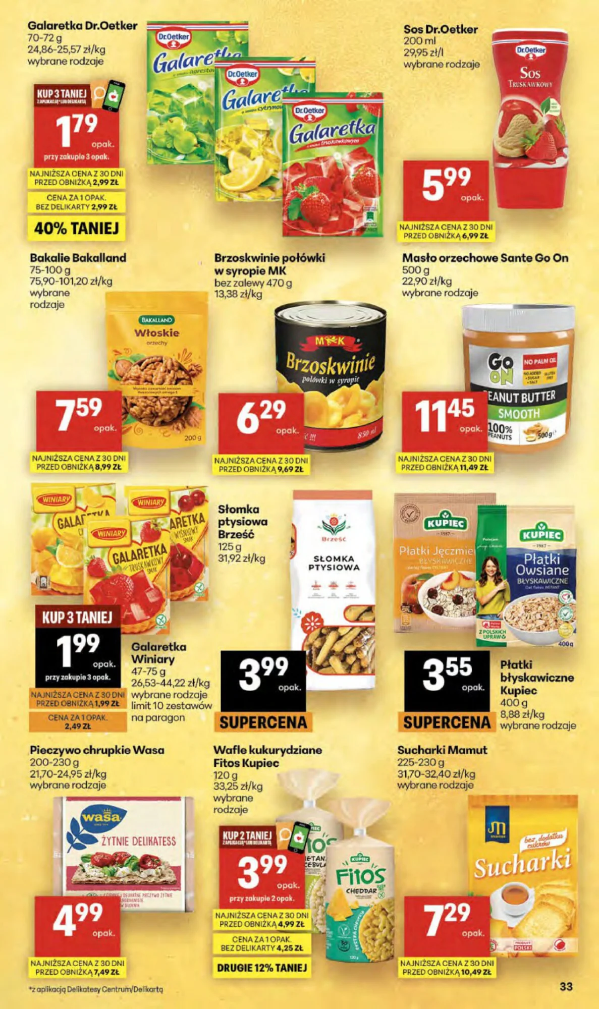 Gazetka promocyjna Delikatesy Centrum str. 33