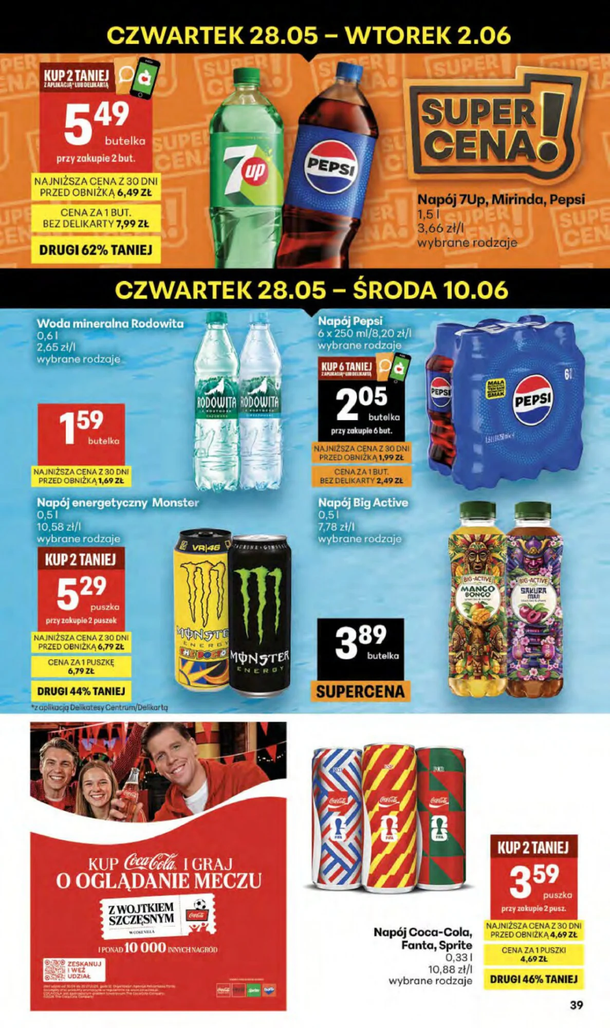 Gazetka promocyjna Delikatesy Centrum str. 39
