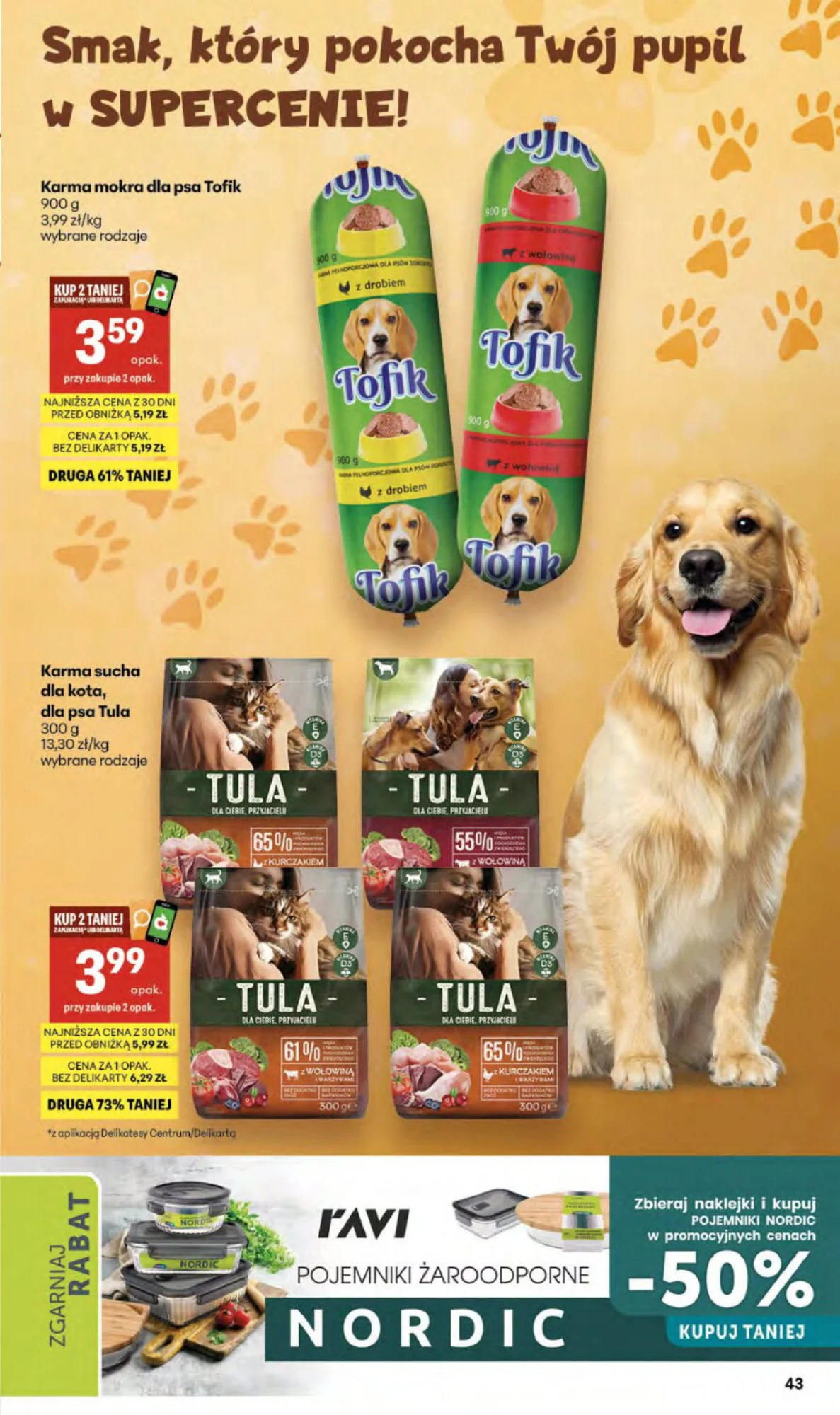 Gazetka promocyjna Delikatesy Centrum str. 43