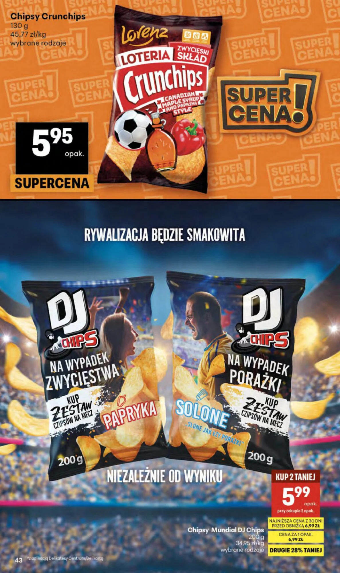 Gazetka promocyjna Delikatesy Centrum str. 43