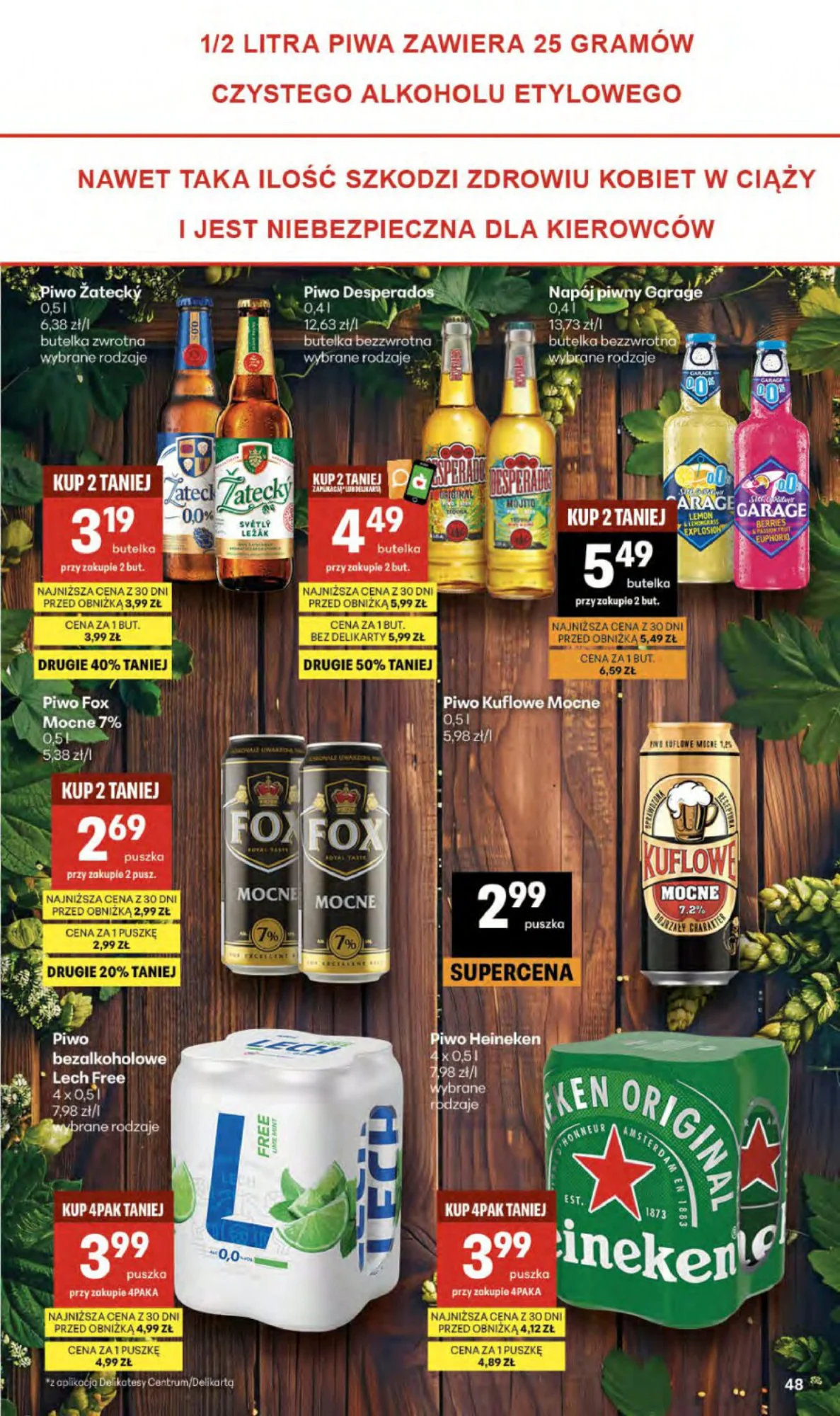 Gazetka promocyjna Delikatesy Centrum str. 48