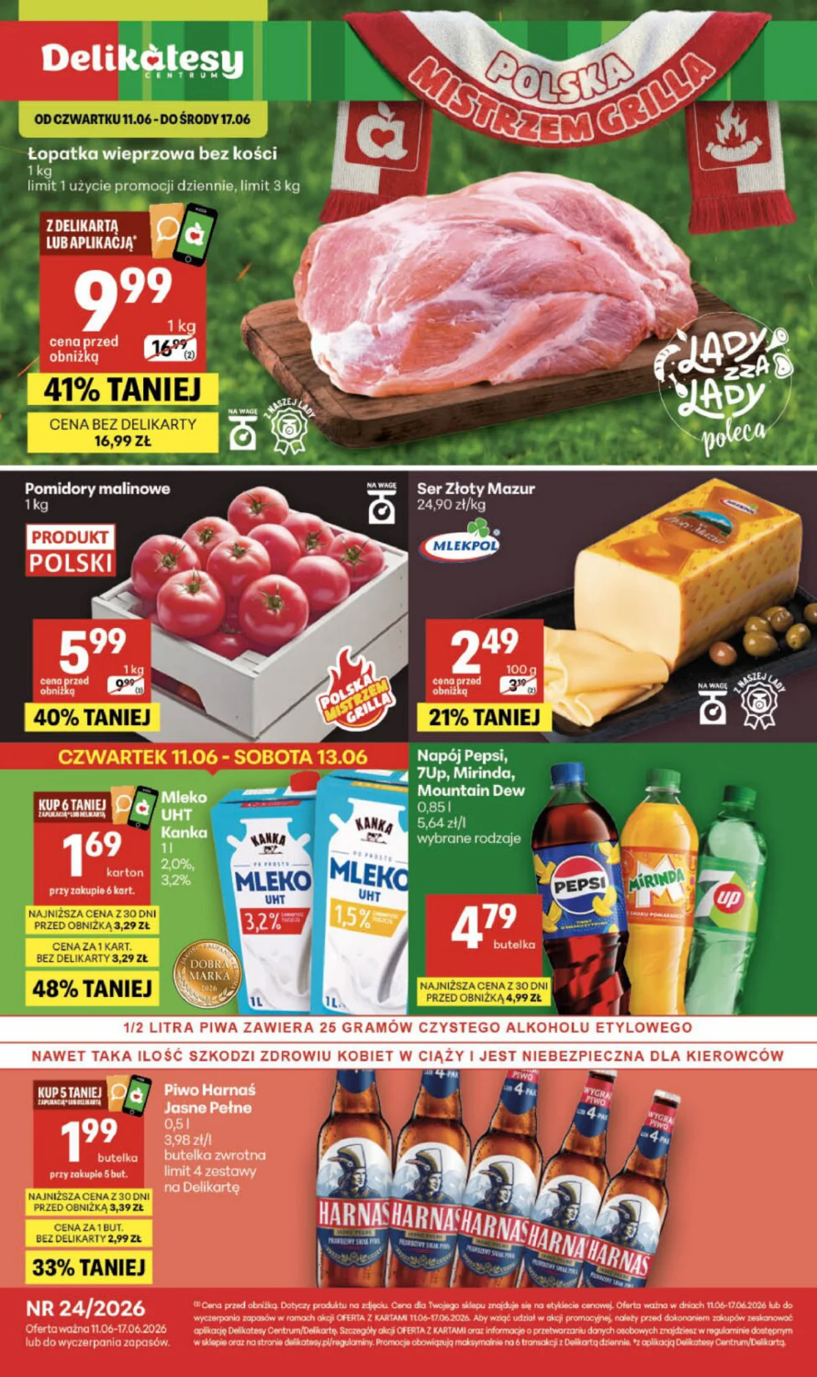 Gazetka promocyjna Delikatesy Centrum str. 1