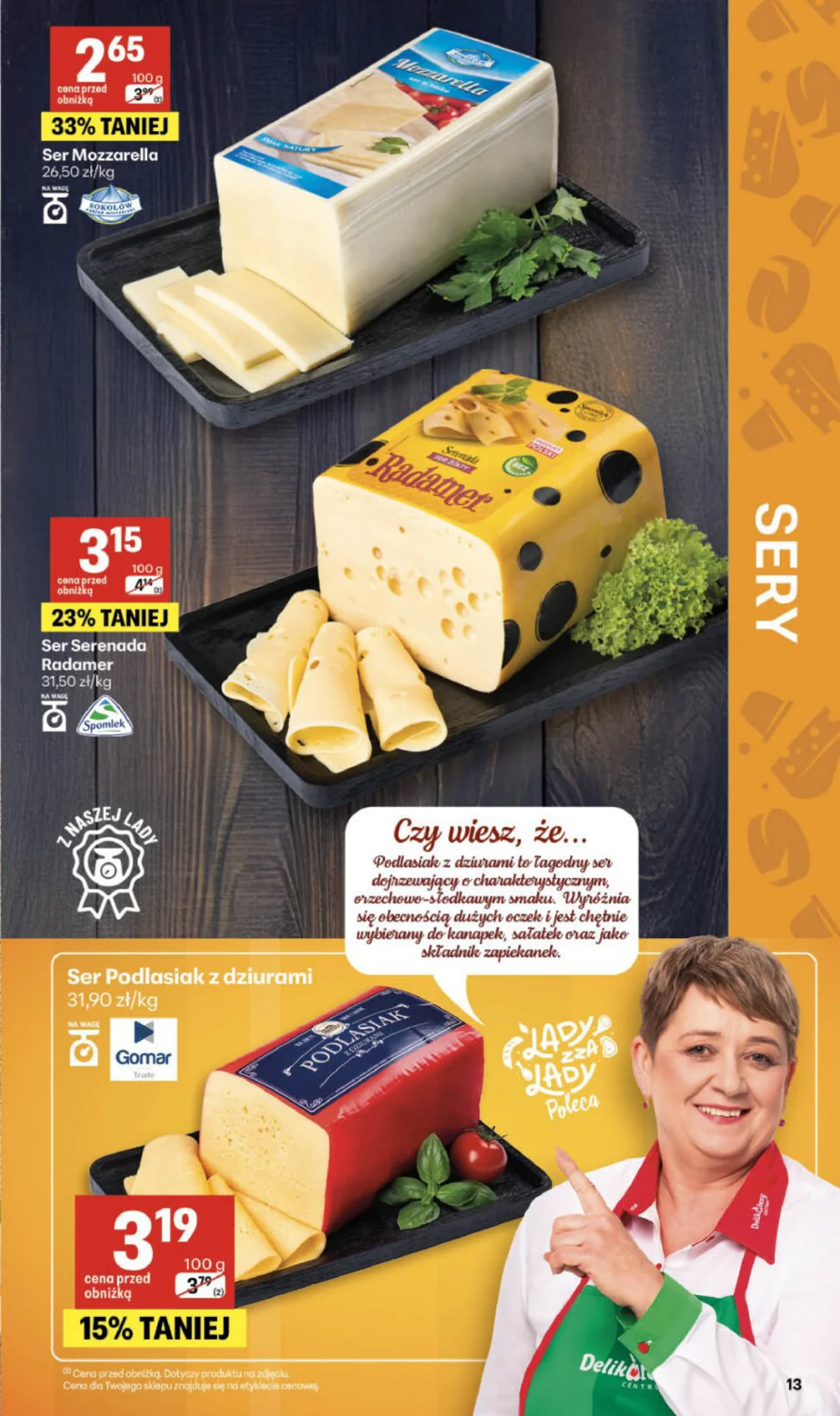 Gazetka promocyjna Delikatesy Centrum str. 13