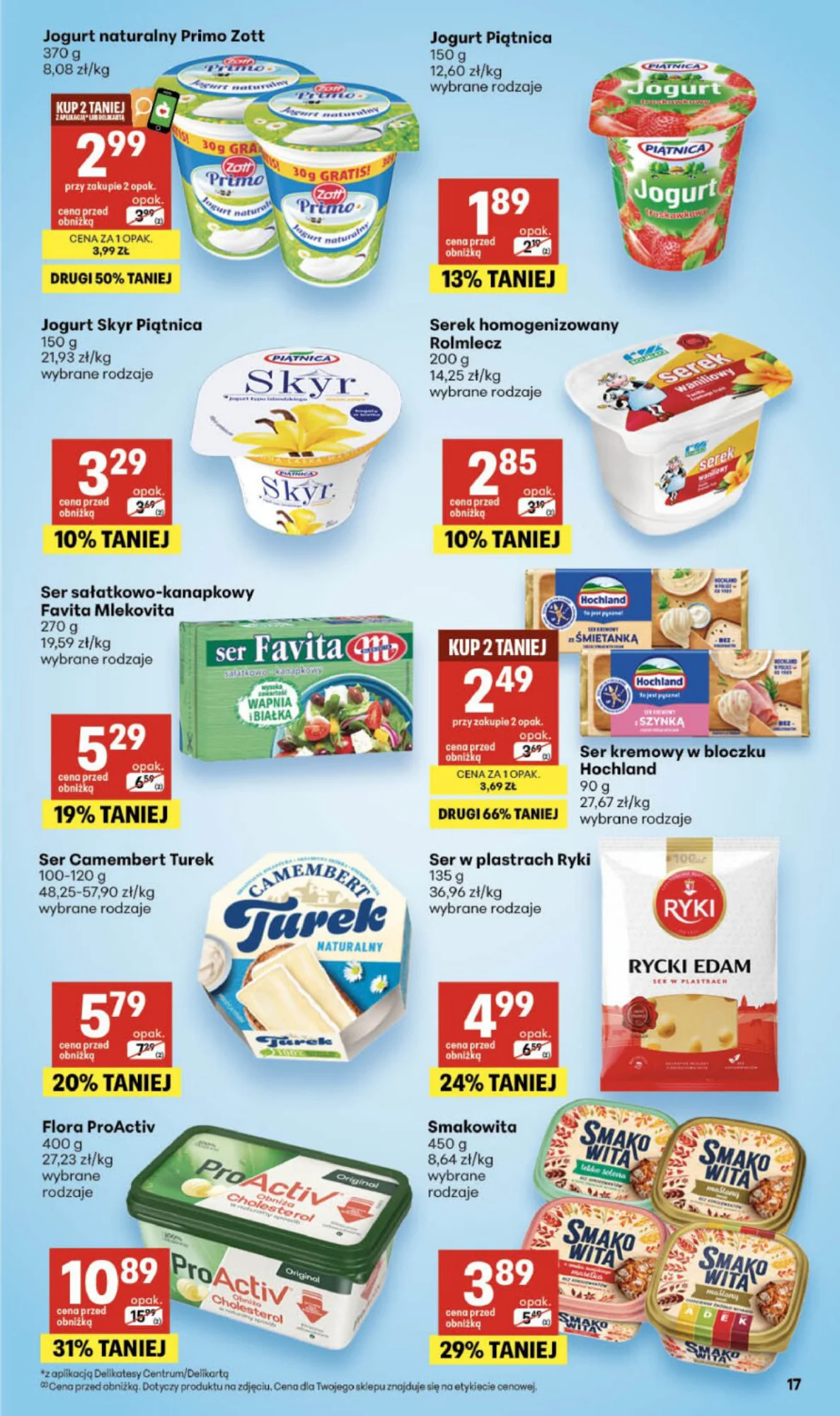 Gazetka promocyjna Delikatesy Centrum str. 17