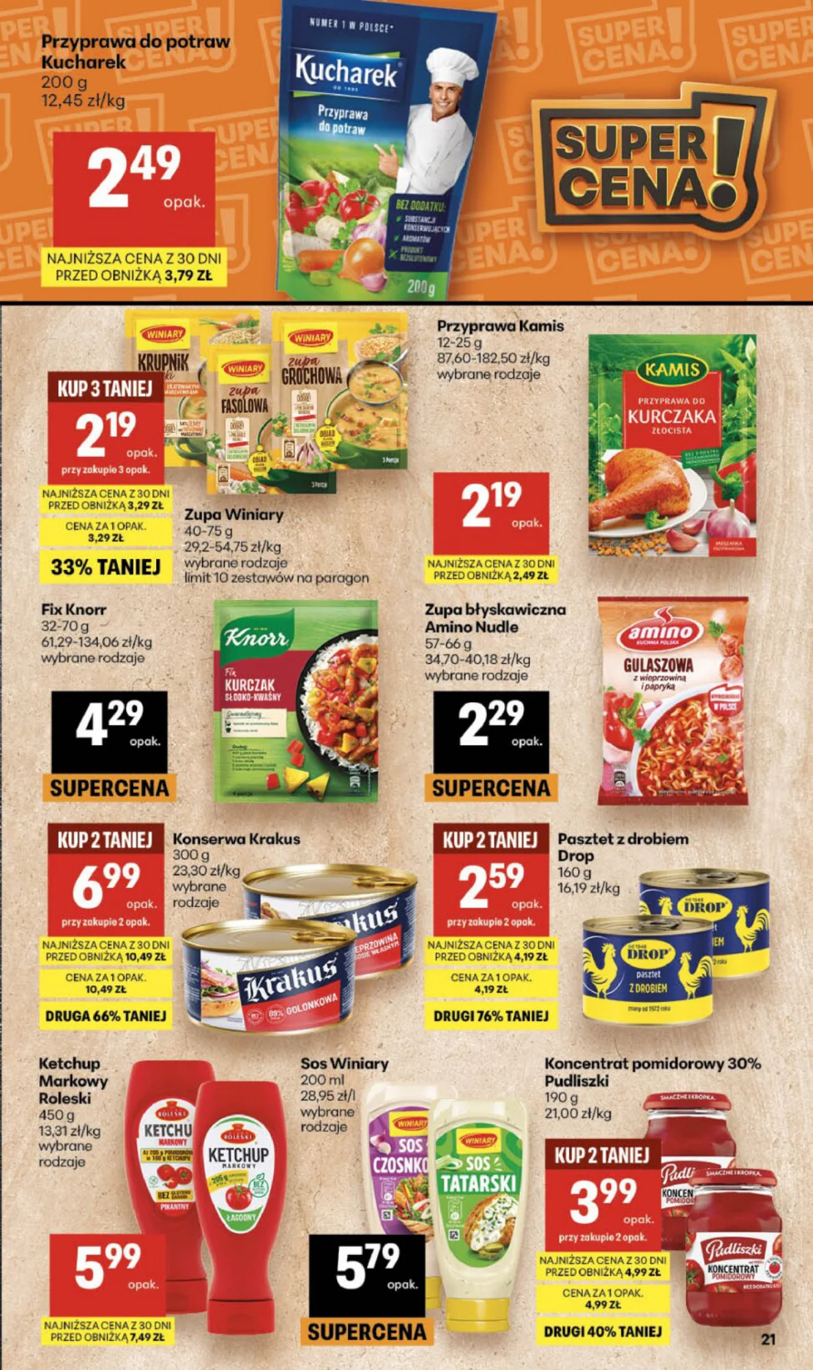 Gazetka promocyjna Delikatesy Centrum str. 21
