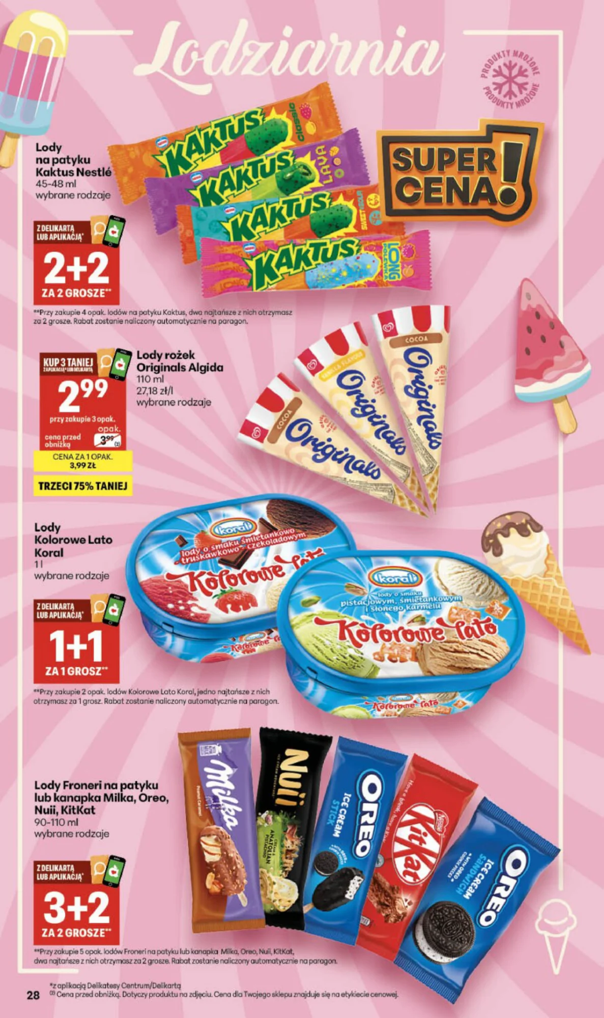 Gazetka promocyjna Delikatesy Centrum str. 28