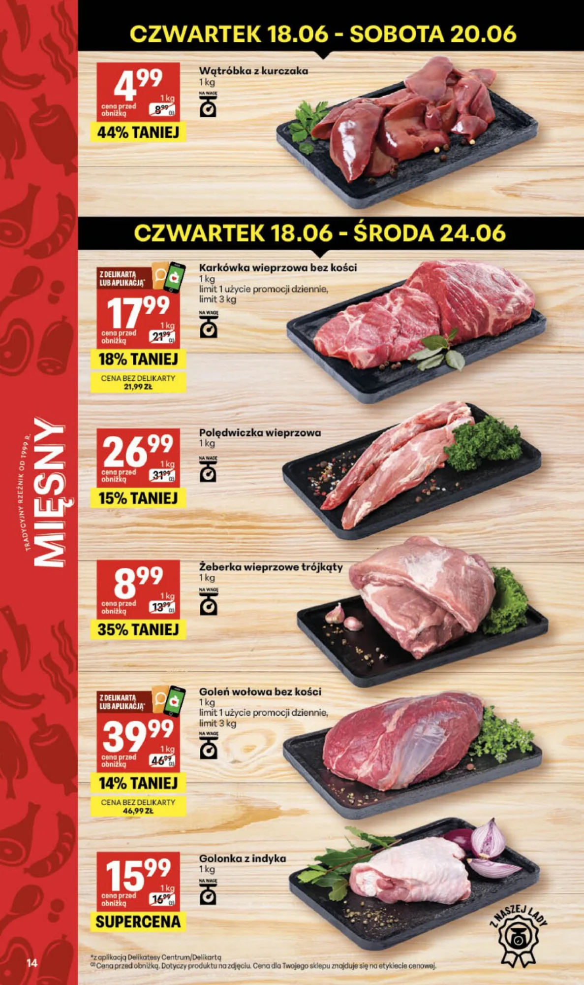 Gazetka promocyjna Delikatesy Centrum str. 14