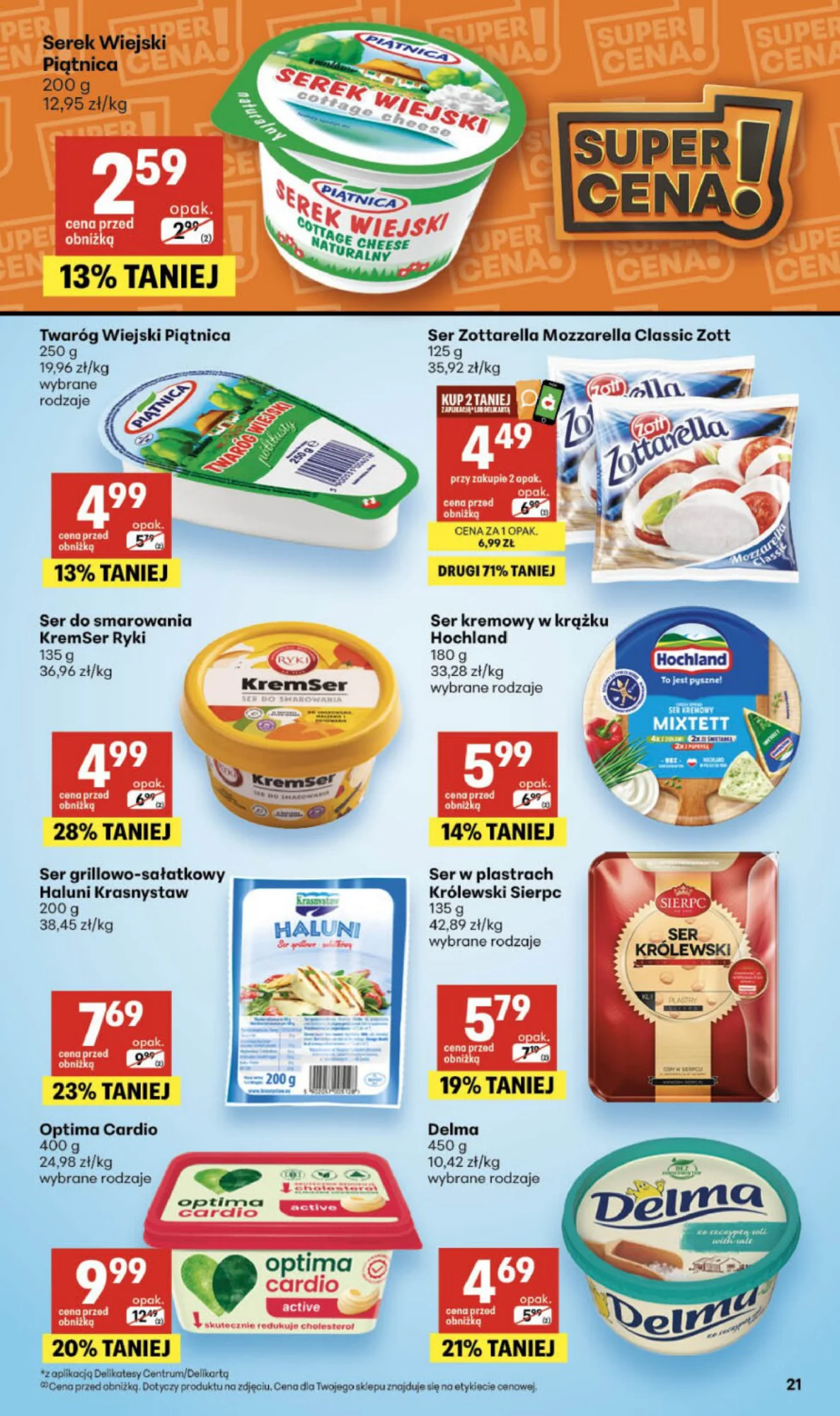 Gazetka promocyjna Delikatesy Centrum str. 21