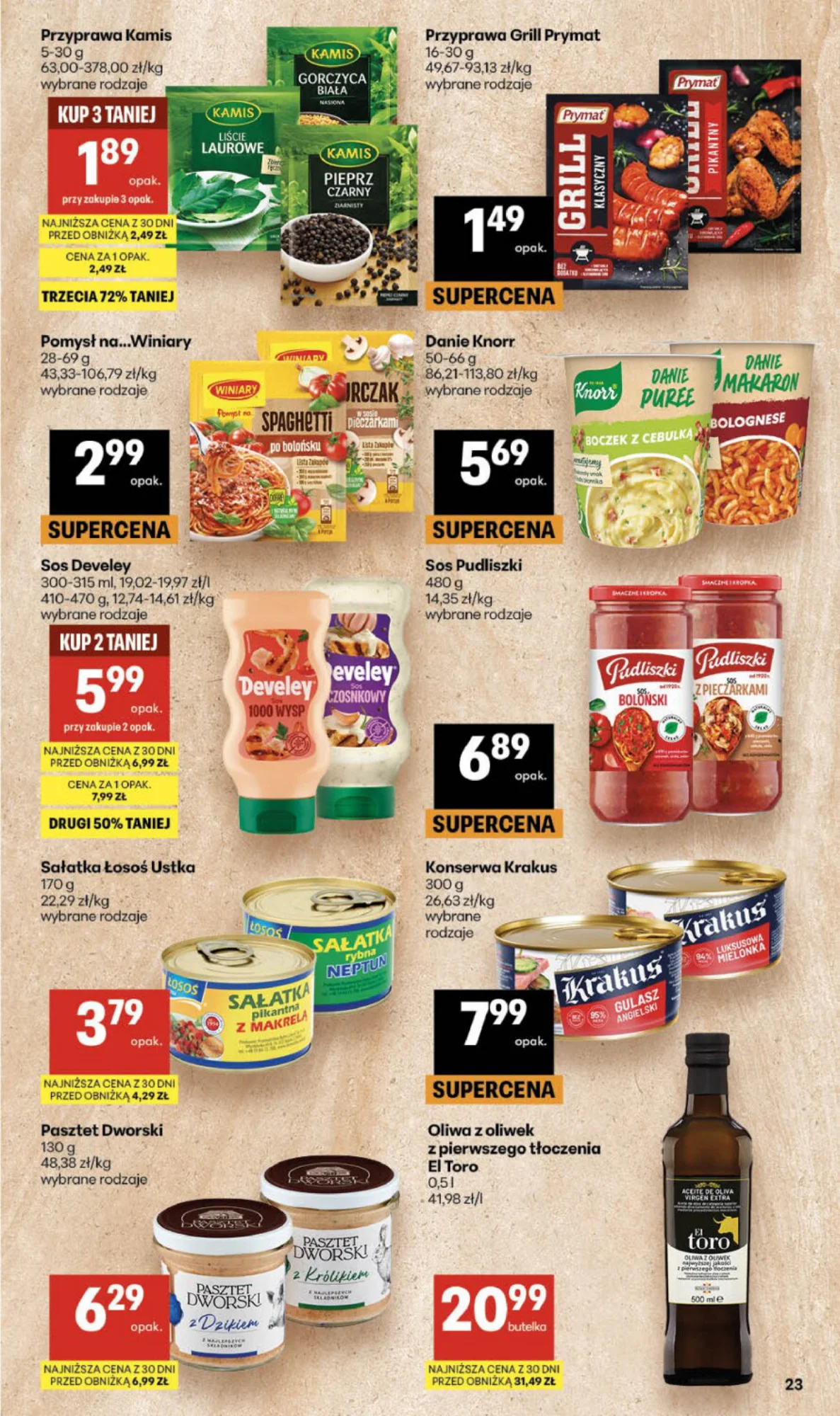 Gazetka promocyjna Delikatesy Centrum str. 23