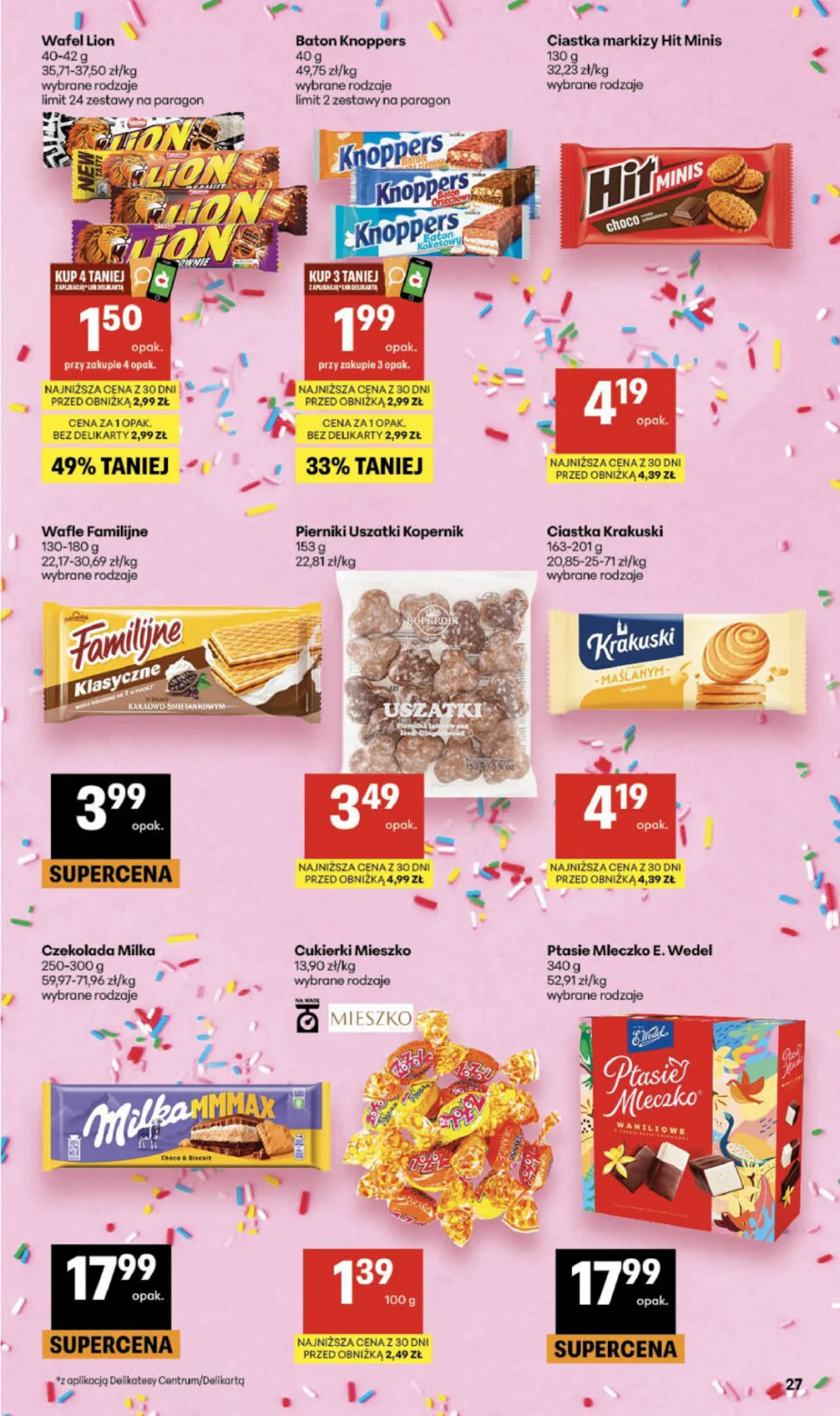 Gazetka promocyjna Delikatesy Centrum str. 27