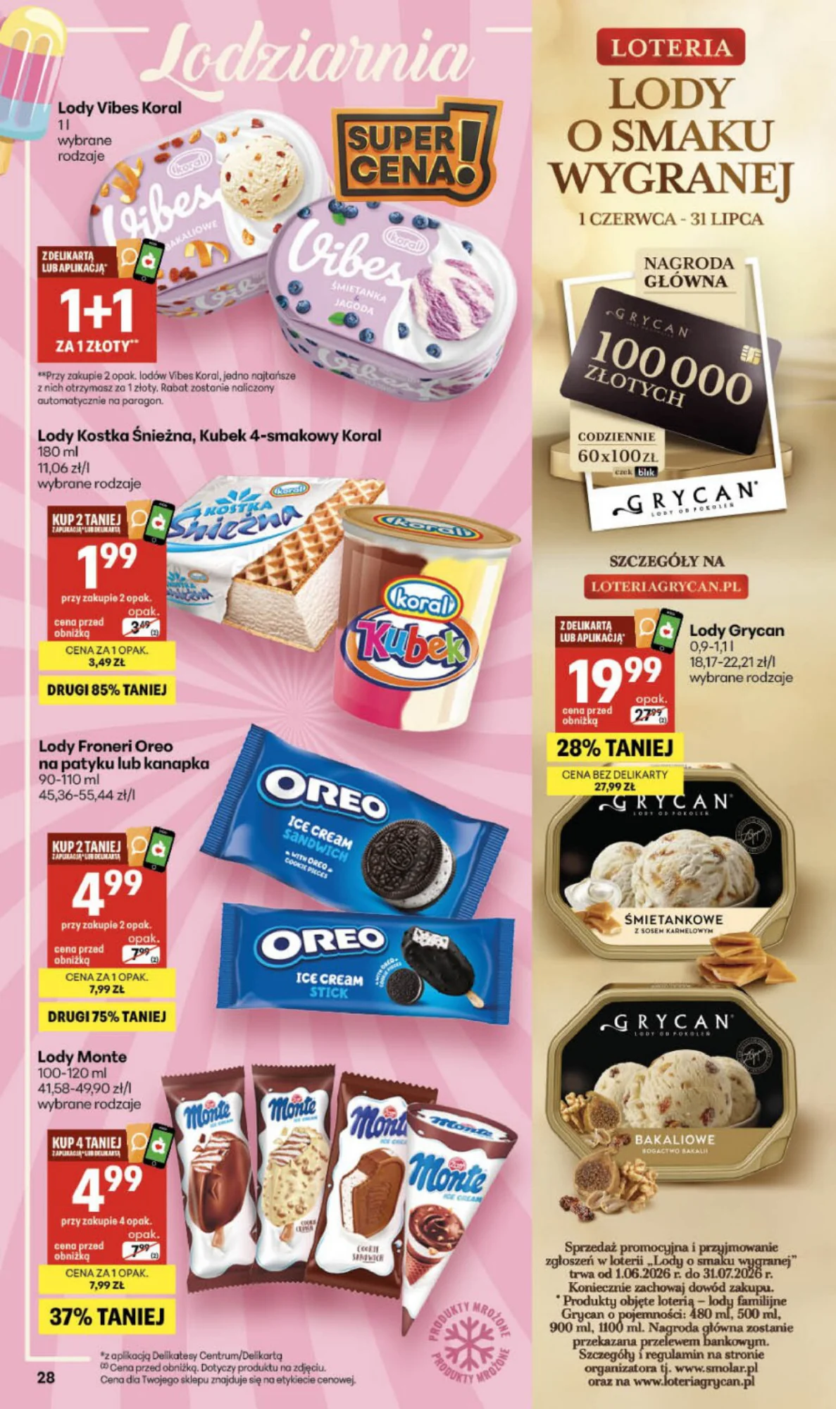 Gazetka promocyjna Delikatesy Centrum str. 28