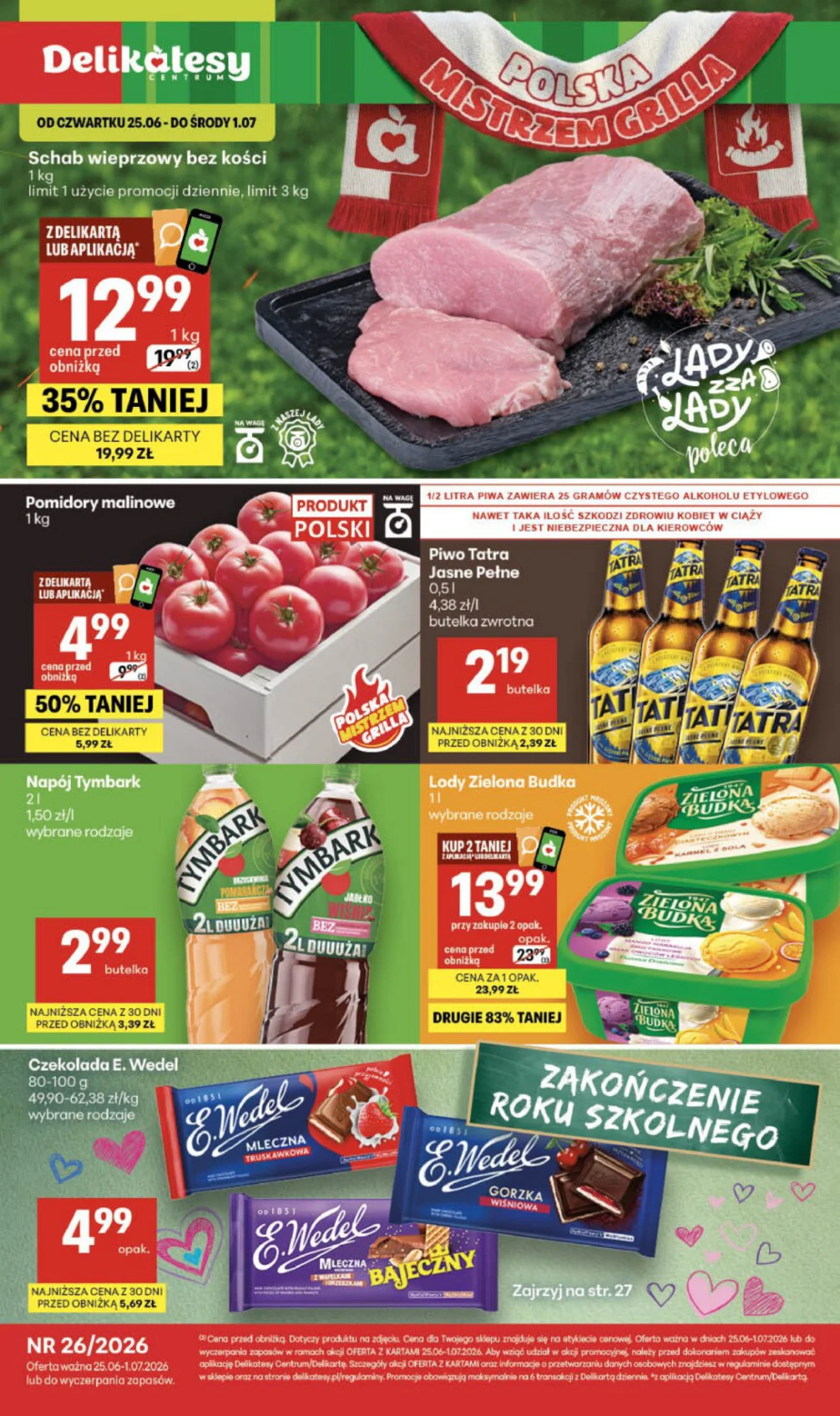 Gazetka promocyjna Delikatesy Centrum str. 1