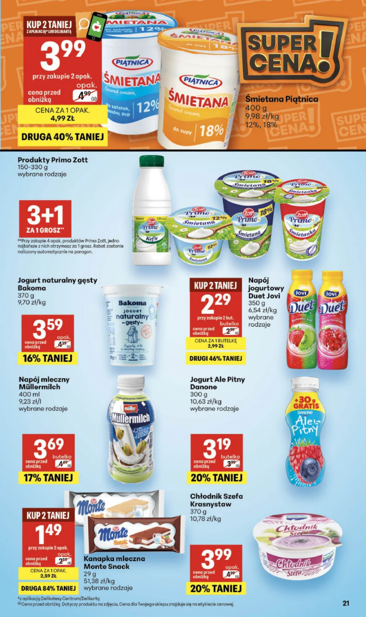 Gazetka promocyjna Delikatesy Centrum str. 21