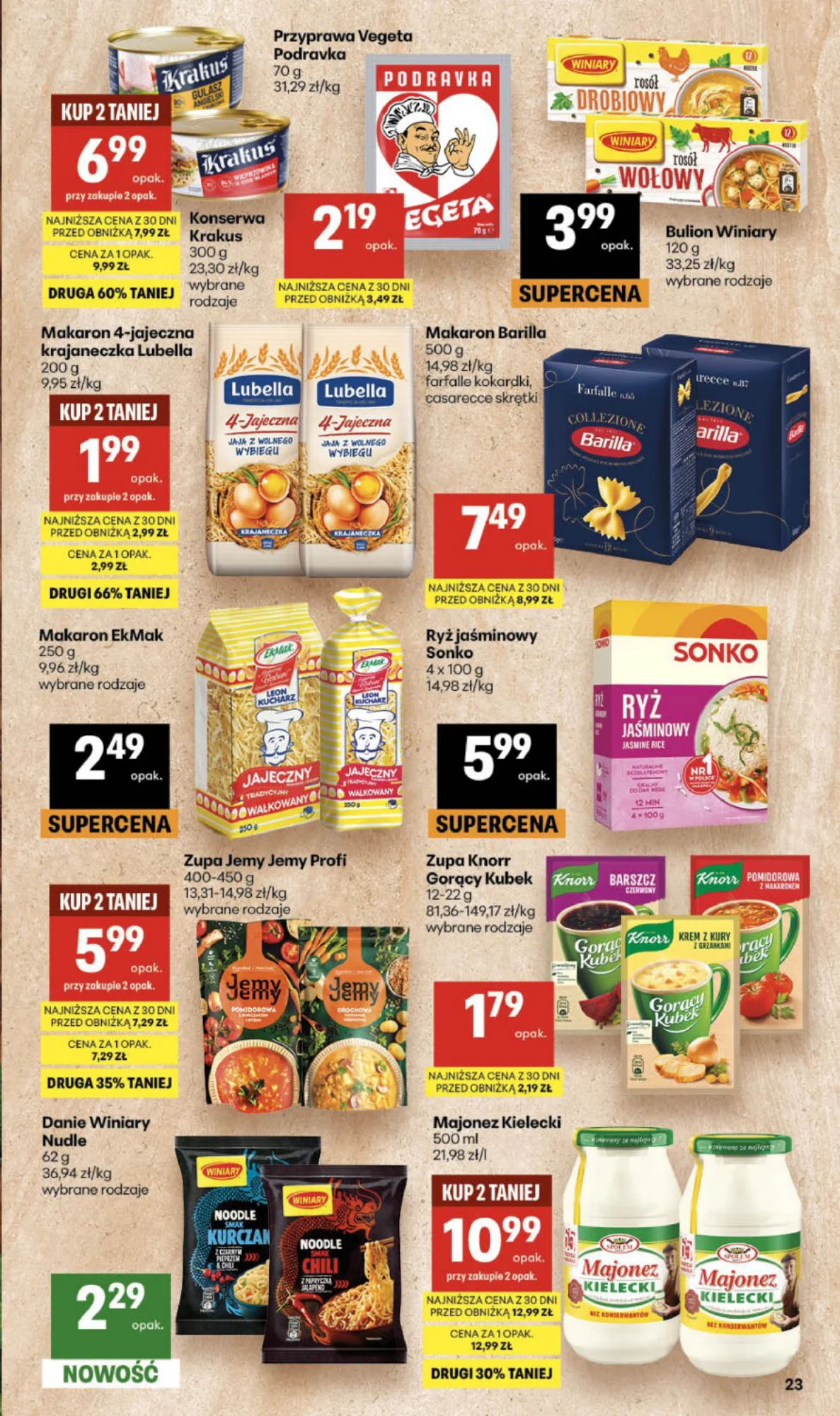 Gazetka promocyjna Delikatesy Centrum str. 23