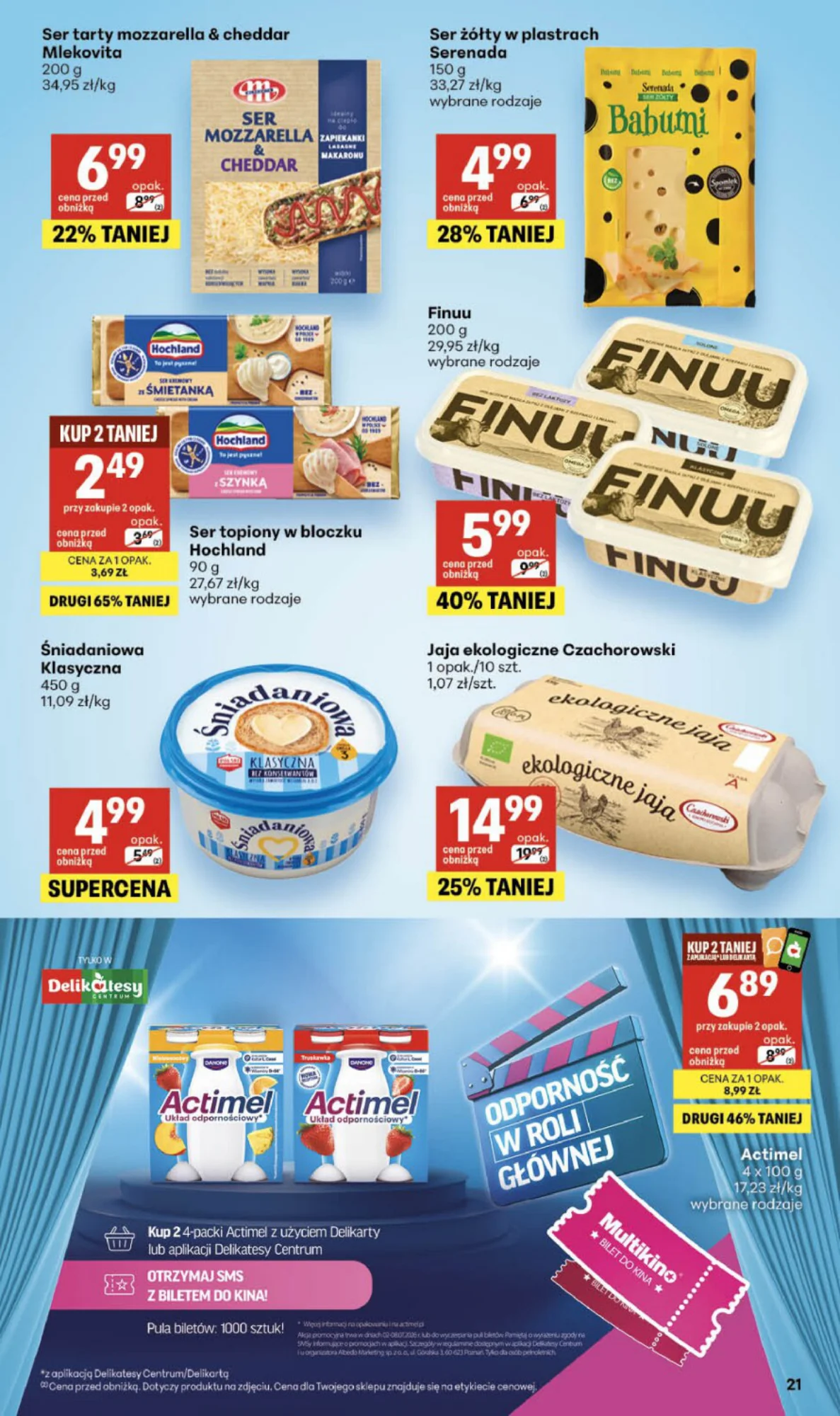 Gazetka promocyjna Delikatesy Centrum str. 21