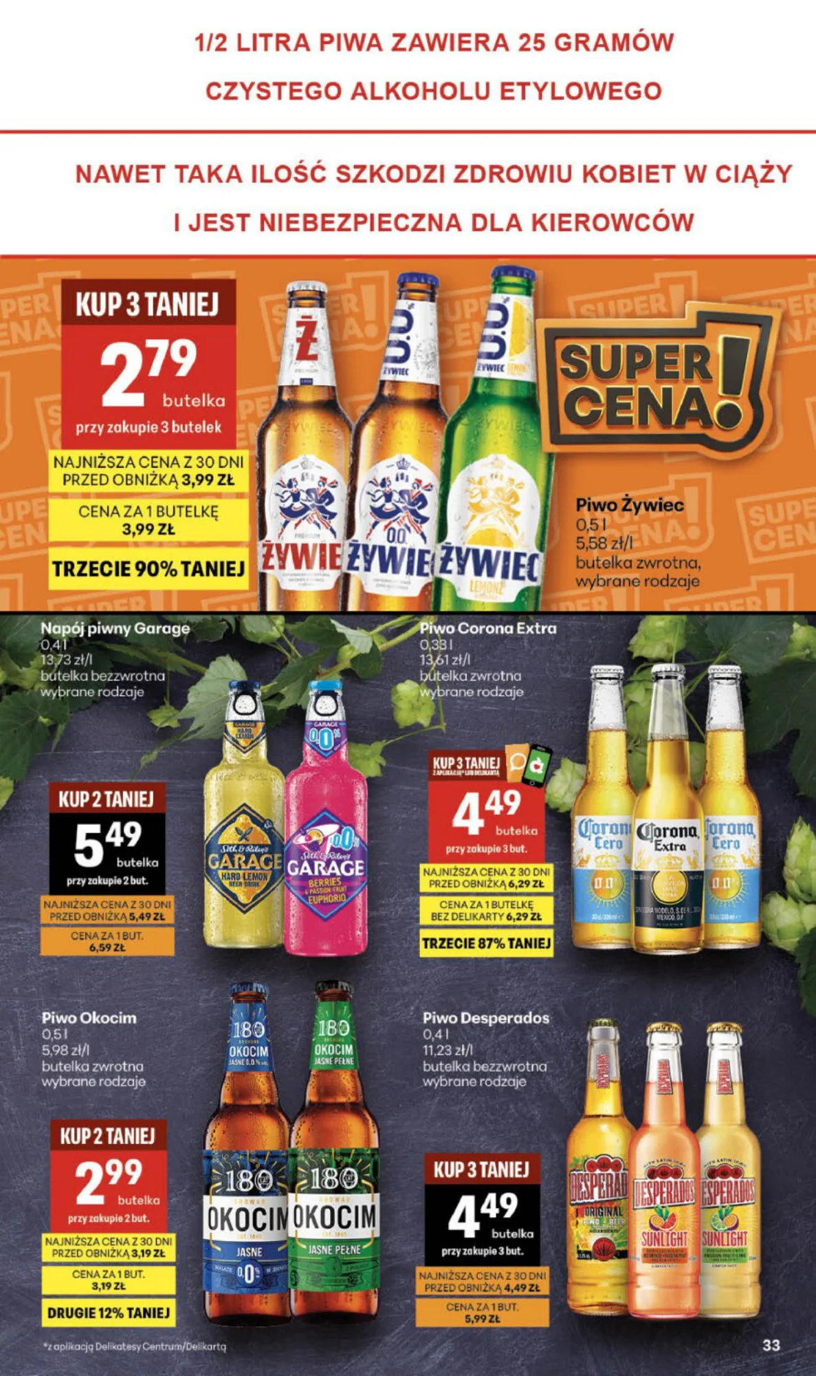Gazetka promocyjna Delikatesy Centrum str. 33