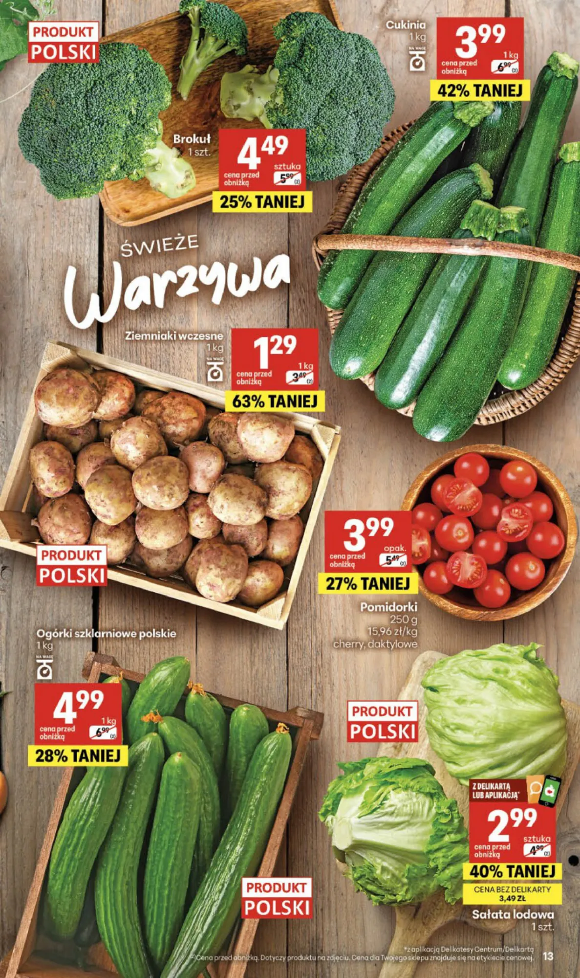 Gazetka promocyjna Delikatesy Centrum str. 13