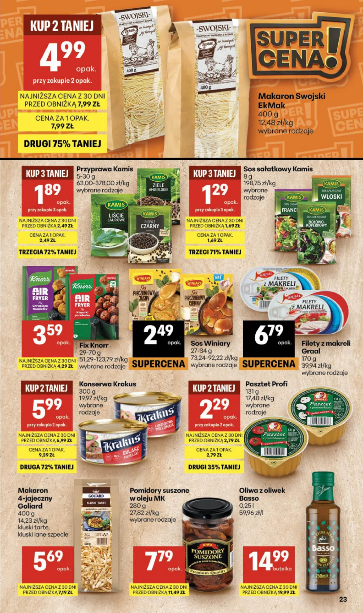 Gazetka promocyjna Delikatesy Centrum str. 23