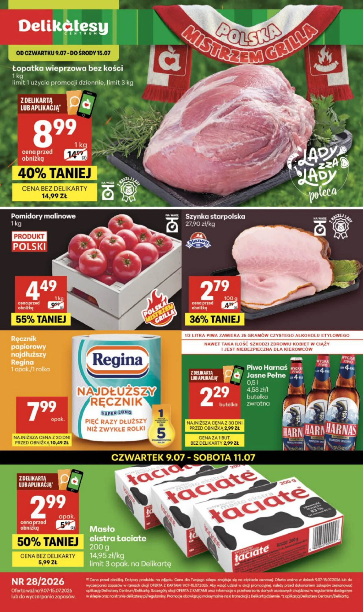 Gazetka promocyjna Delikatesy Centrum str. 1