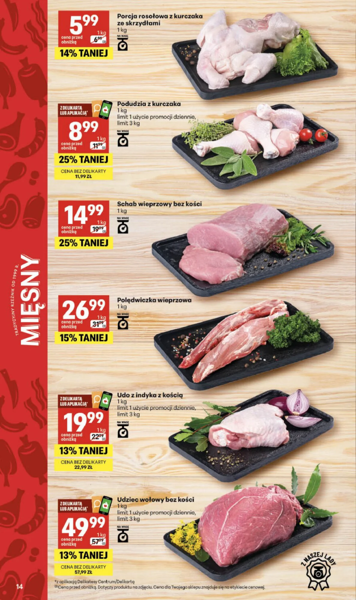 Gazetka promocyjna Delikatesy Centrum str. 14